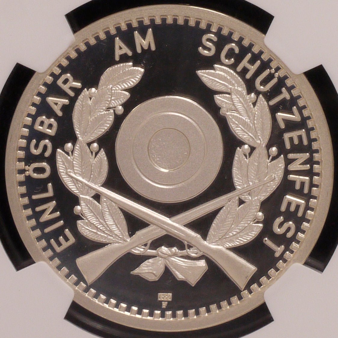 スイス 50フラン銀貨 1990年 射撃祭 NGC PF69 ULTRA CAMEO - NJ BUYER'S MARKETPLACE