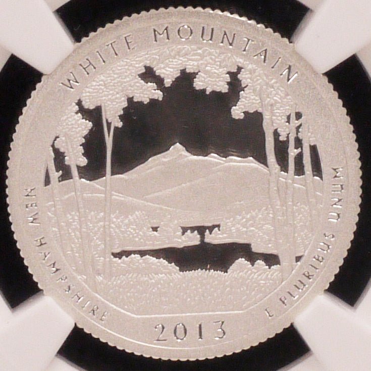 アメリカ 25セント銀貨 2013年 ホワイトマウンテン NGC PF69 ULTRA CAMEO - NJ BUYER'S MARKETPLACE