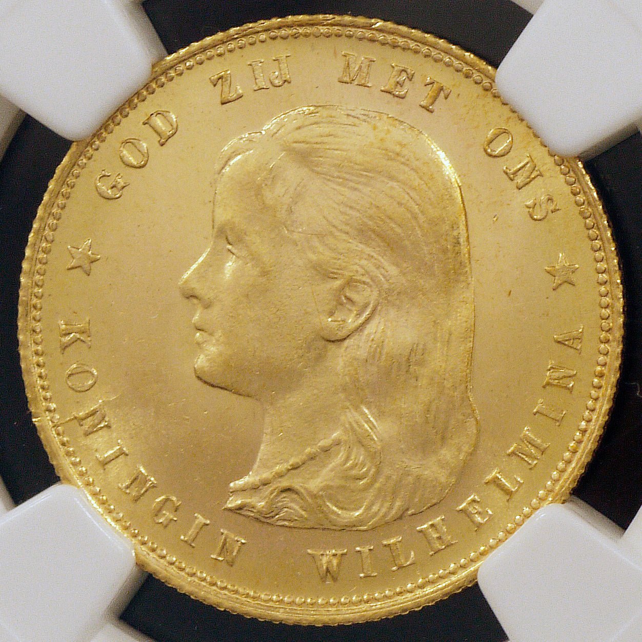 オランダ 10グルデン金貨 1897年 ウィルヘルミナ - NJ BUYER'S MARKETPLACE