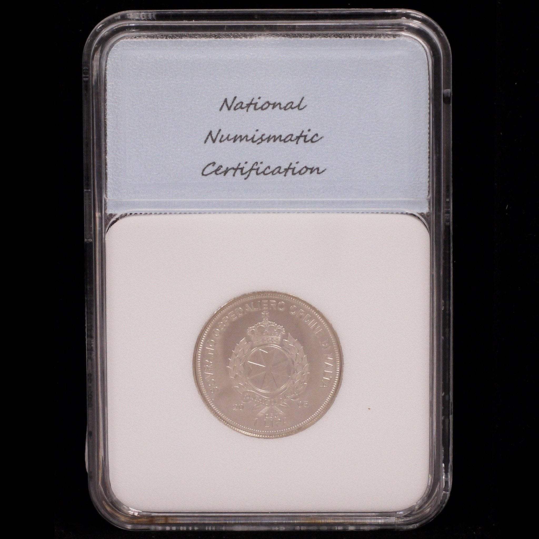 マルタ 1リラ白銅貨 2005年 ヨハネ・パウロ2世 NNC MS70 - NJ BUYER'S MARKETPLACE