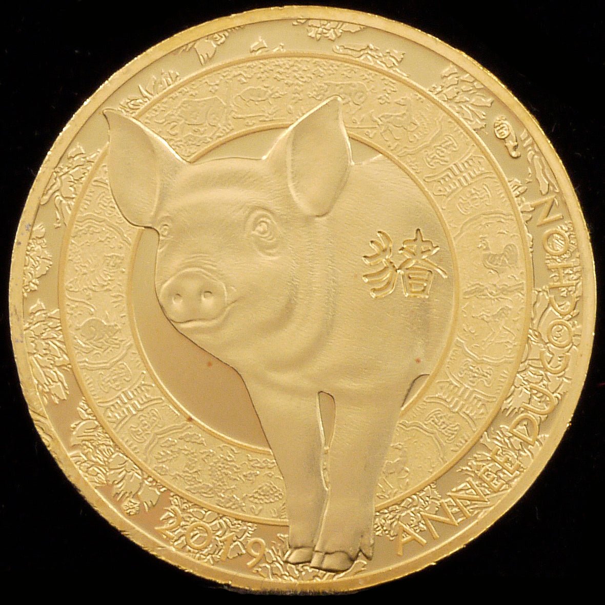 フランス 50ユーロ金貨 2019年 干支 猪 - NJ BUYER'S MARKETPLACE