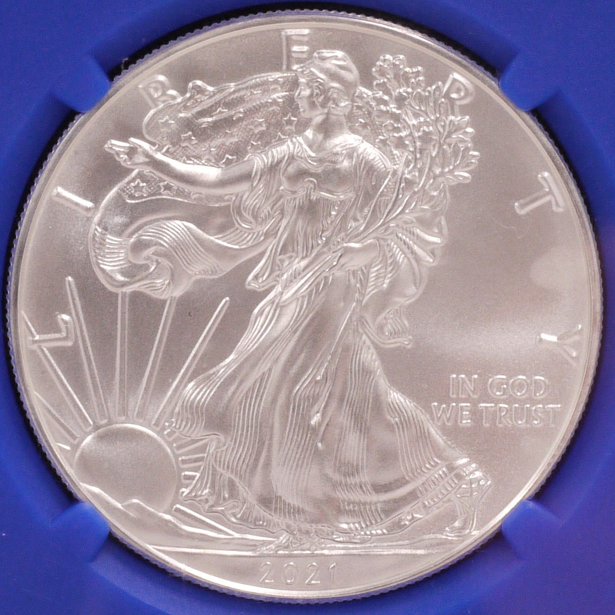 アメリカ 1ドル銀貨 2021年 イーグル NGC MS69 EARLY RELEASE - NJ BUYER'S MARKETPLACE