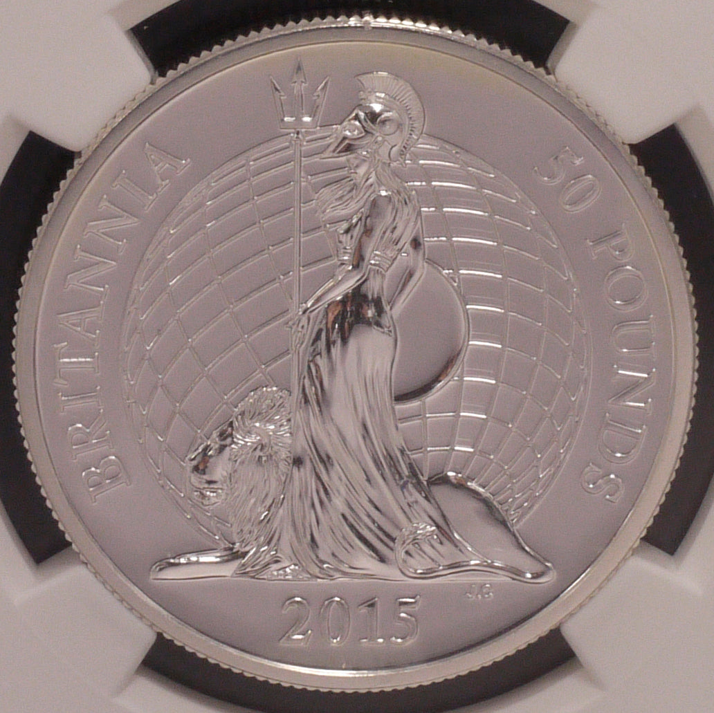 英国银币2015 Britannia NGC MS67像