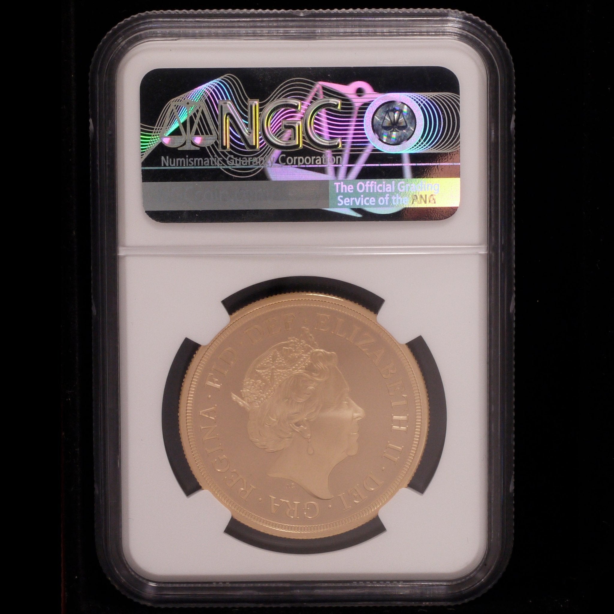 イギリス 5ポンド金貨 2021年 エリザベス2世 NGC PF70 ULTRA CAMEO 最高鑑定品 - NJ BUYER'S MARKETPLACE