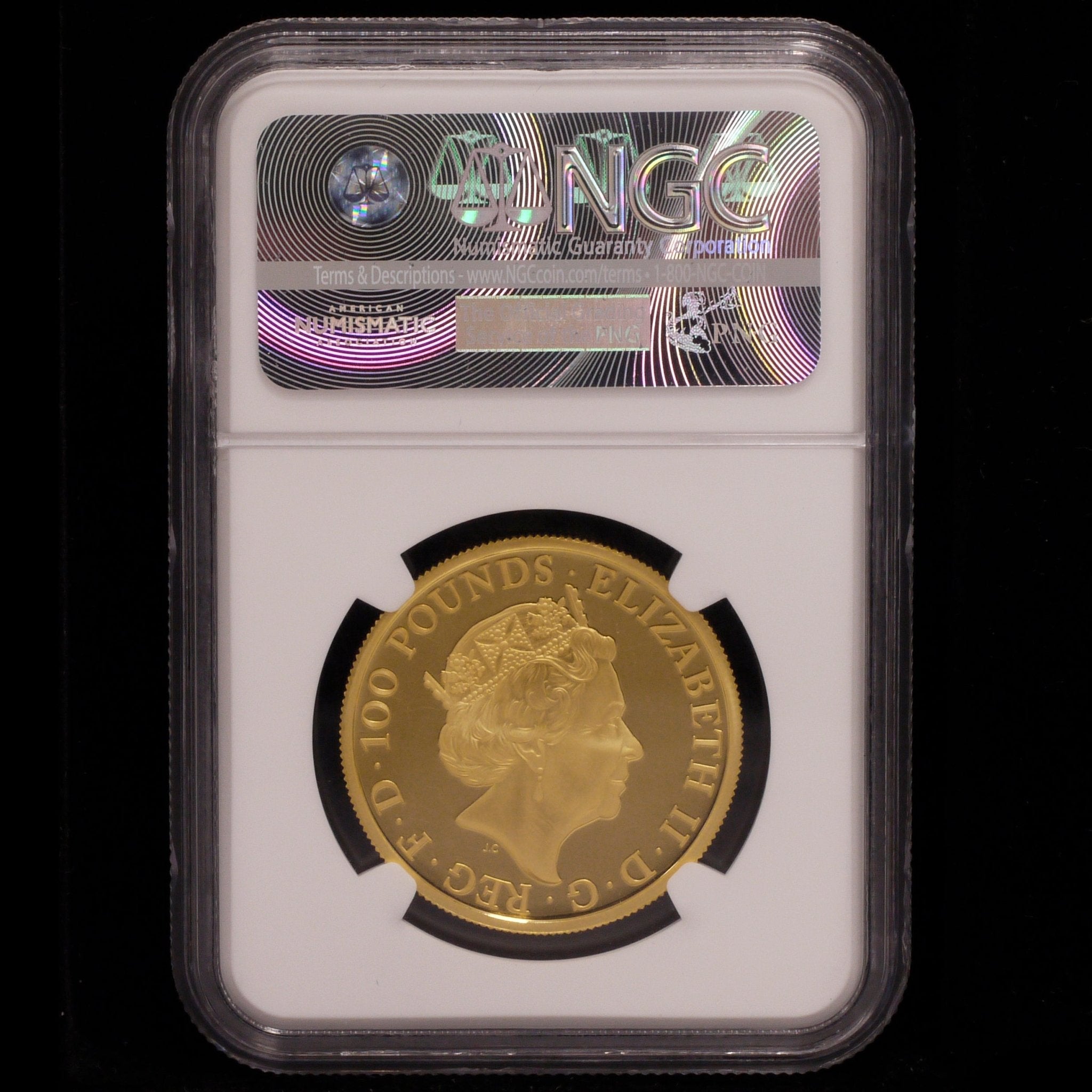 イギリス 100ポンド金貨 2017年 ユニコーン NGC PF67 ULTRA CAMEO - NJ BUYER'S MARKETPLACE