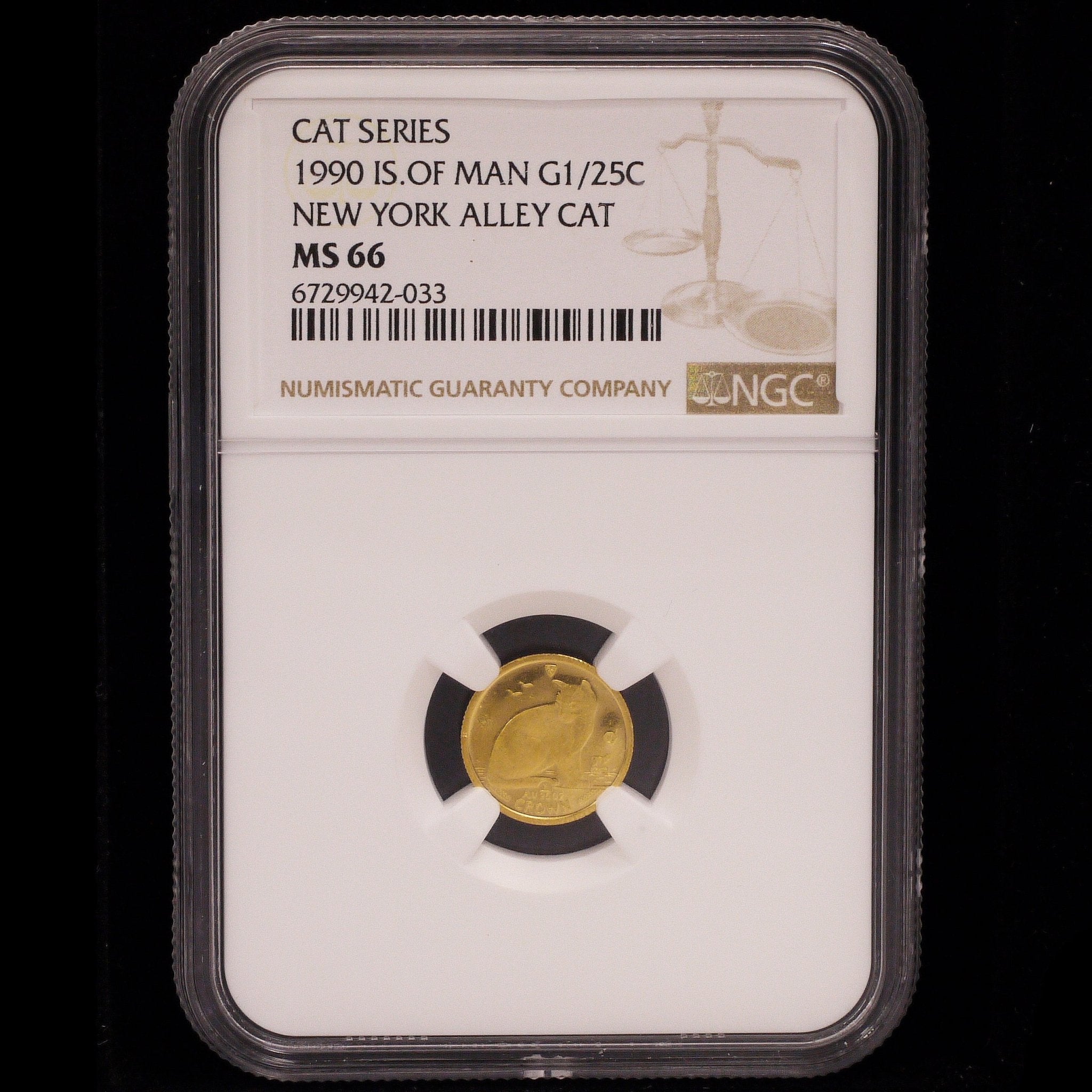 マン島 1/25クラウン金貨 1990年 ニューヨーク・アリー NGC MS66 - NJ BUYER'S MARKETPLACE