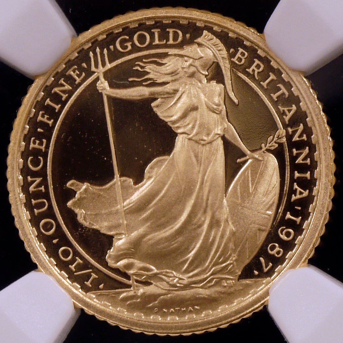 イギリス 10ポンド金貨 1987年 ブリタニア - NJ BUYER'S MARKETPLACE