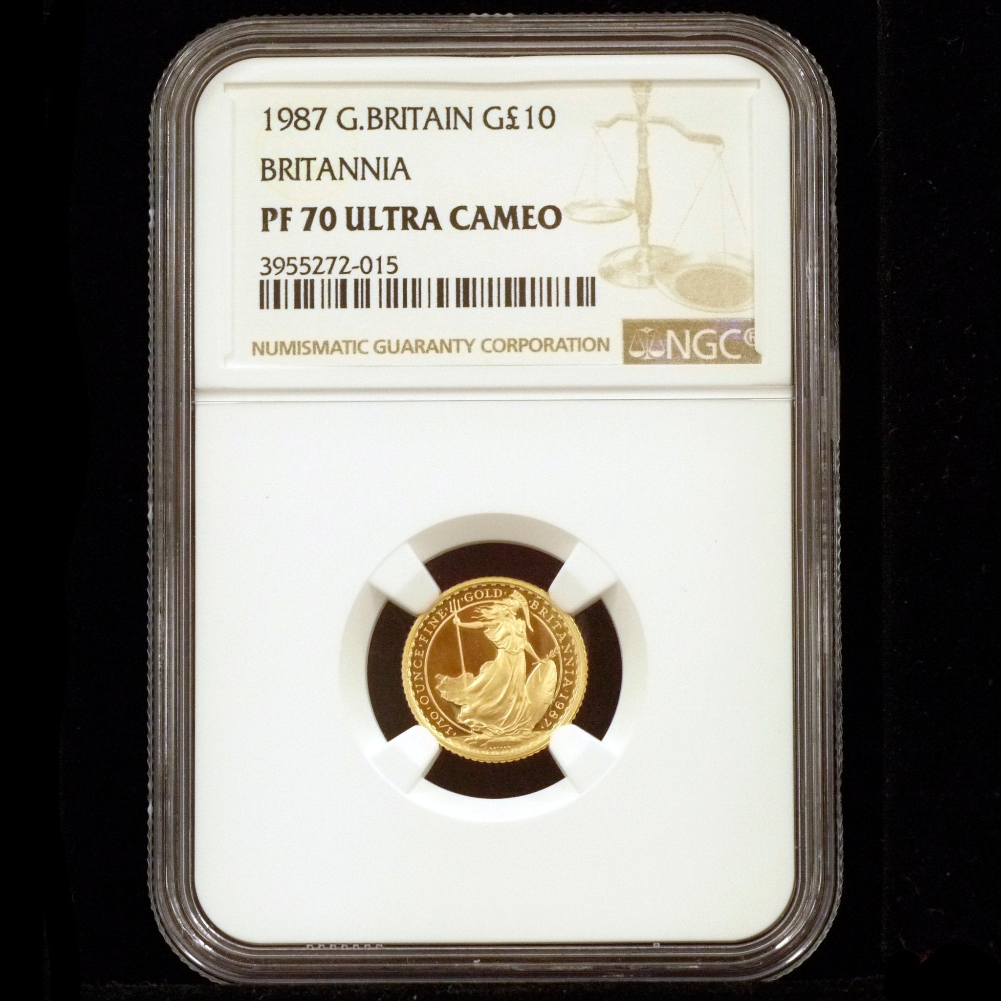 イギリス 10ポンド金貨 1987年 ブリタニア - NJ BUYER'S MARKETPLACE