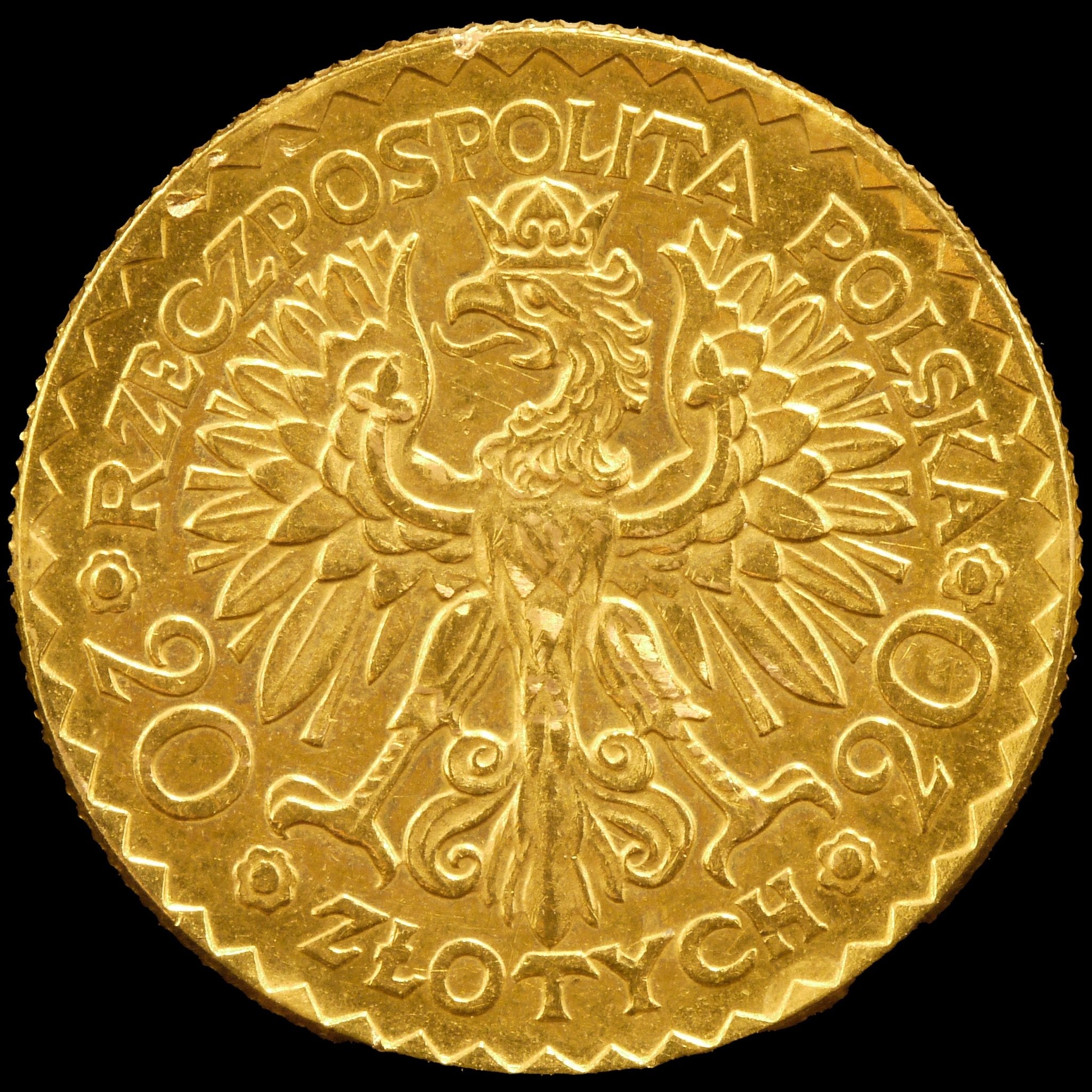 ポーランド 20ズウォティ金貨 1925年 - NJ BUYER'S MARKETPLACE