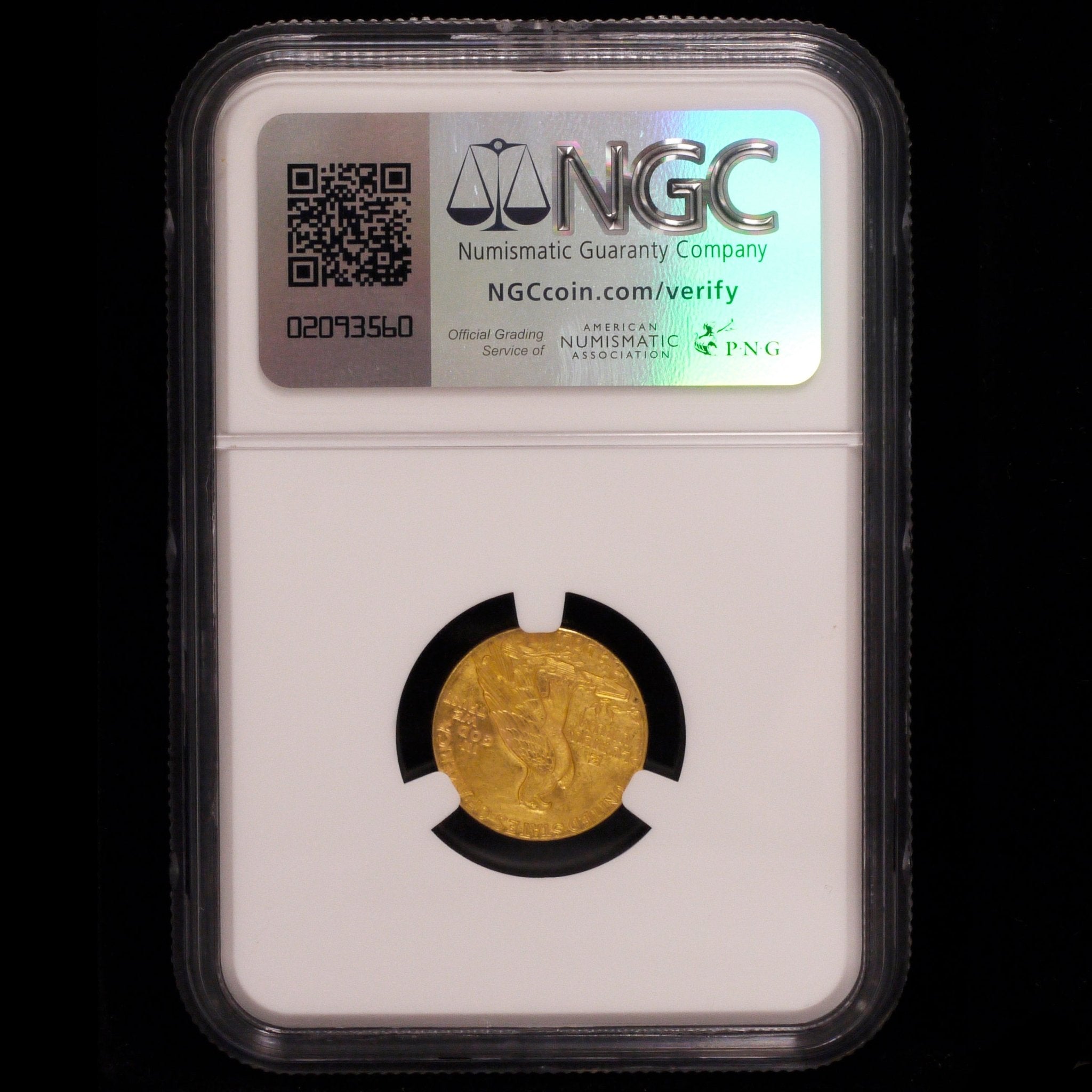 アメリカ 2.5ドル金貨 1910年 インディアンヘッド NGC UNC DETAILS - NJ BUYER'S MARKETPLACE