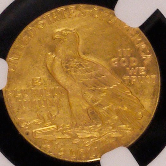 アメリカ 2.5ドル金貨 1910年 インディアンヘッド NGC UNC DETAILS - NJ BUYER'S MARKETPLACE