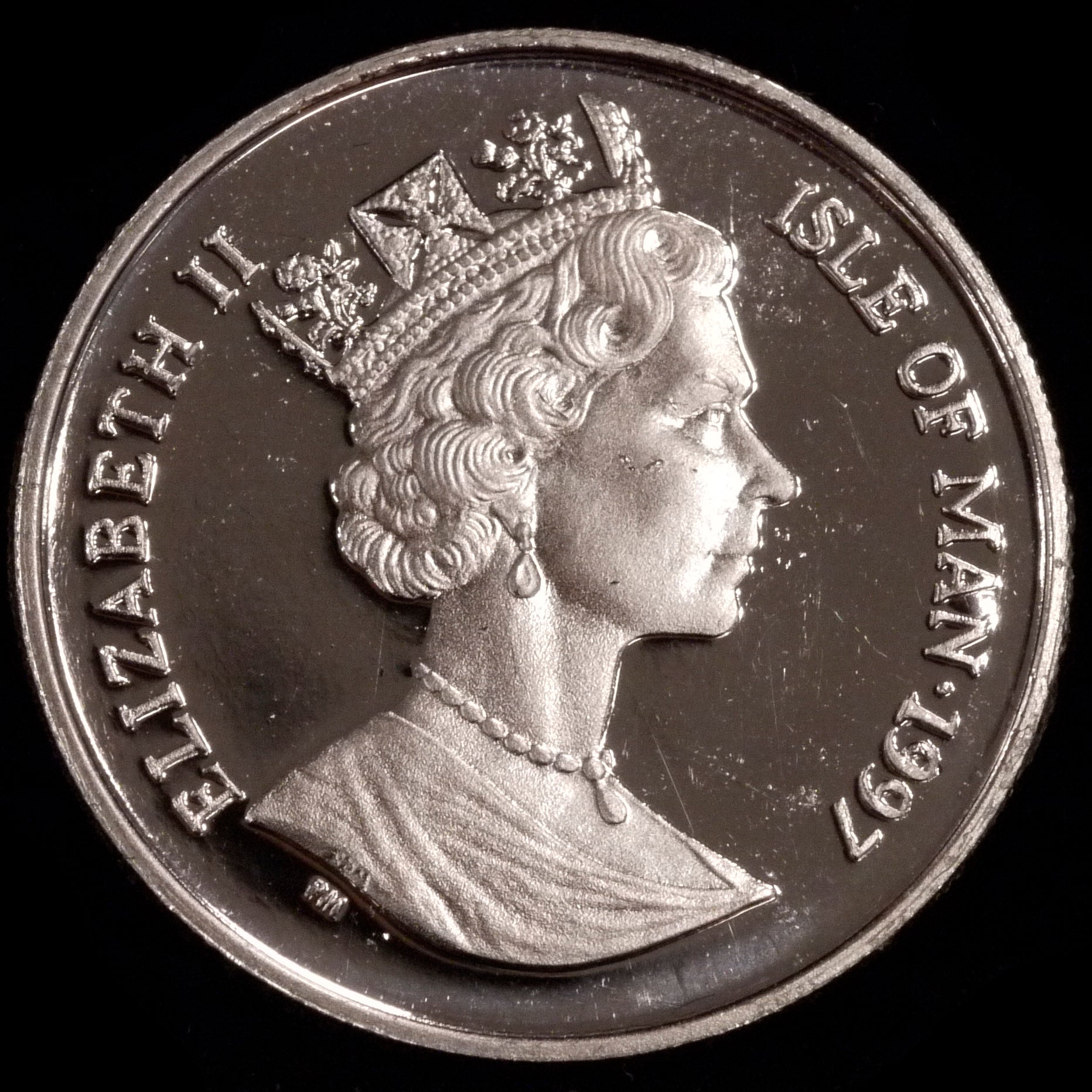 マン島 1/5クラウンプラチナ貨 1997年 ロングヘアード・スモーク - NJ BUYER'S MARKETPLACE