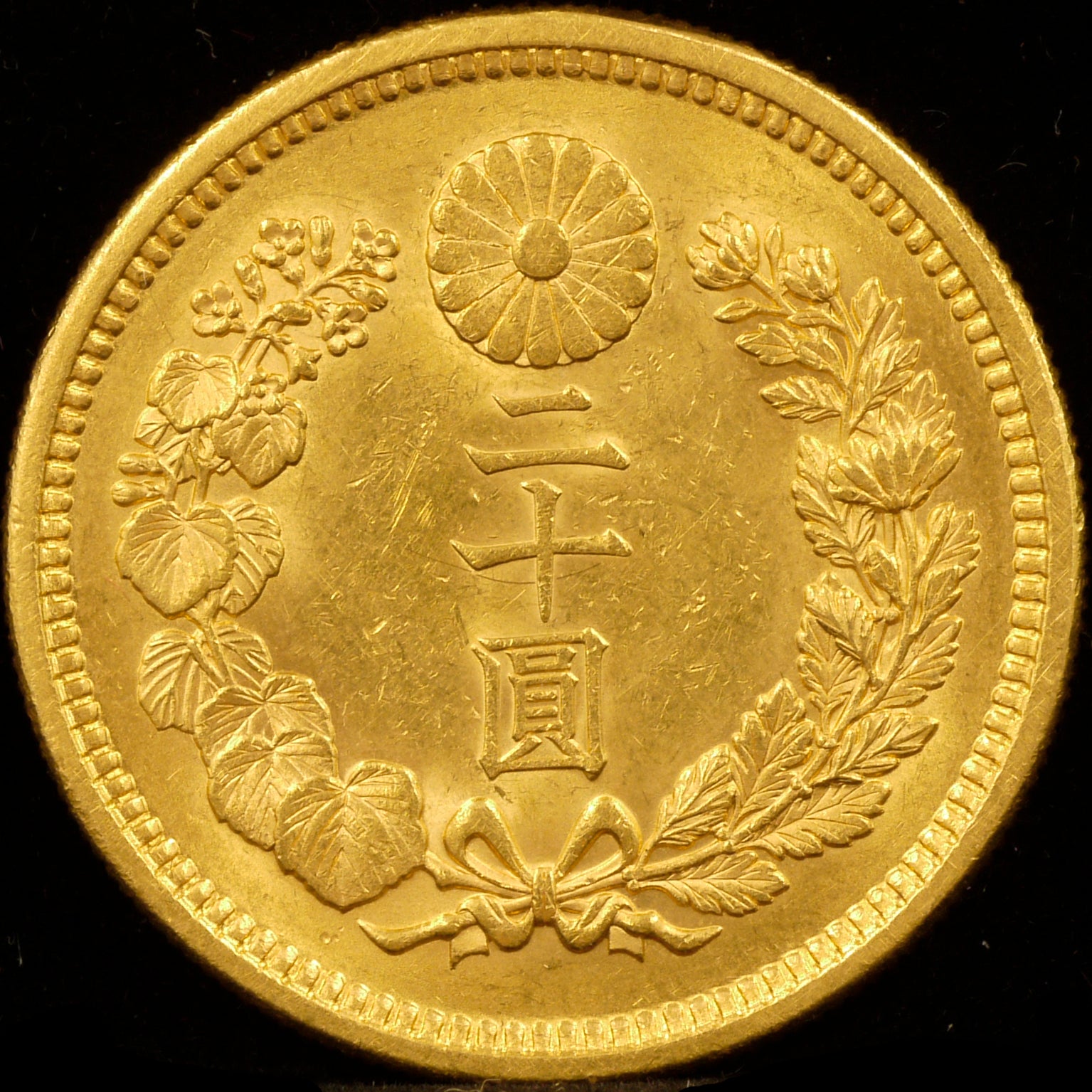 日本 新20円金貨 1917年(大正6年) - NJ BUYER'S MARKETPLACE