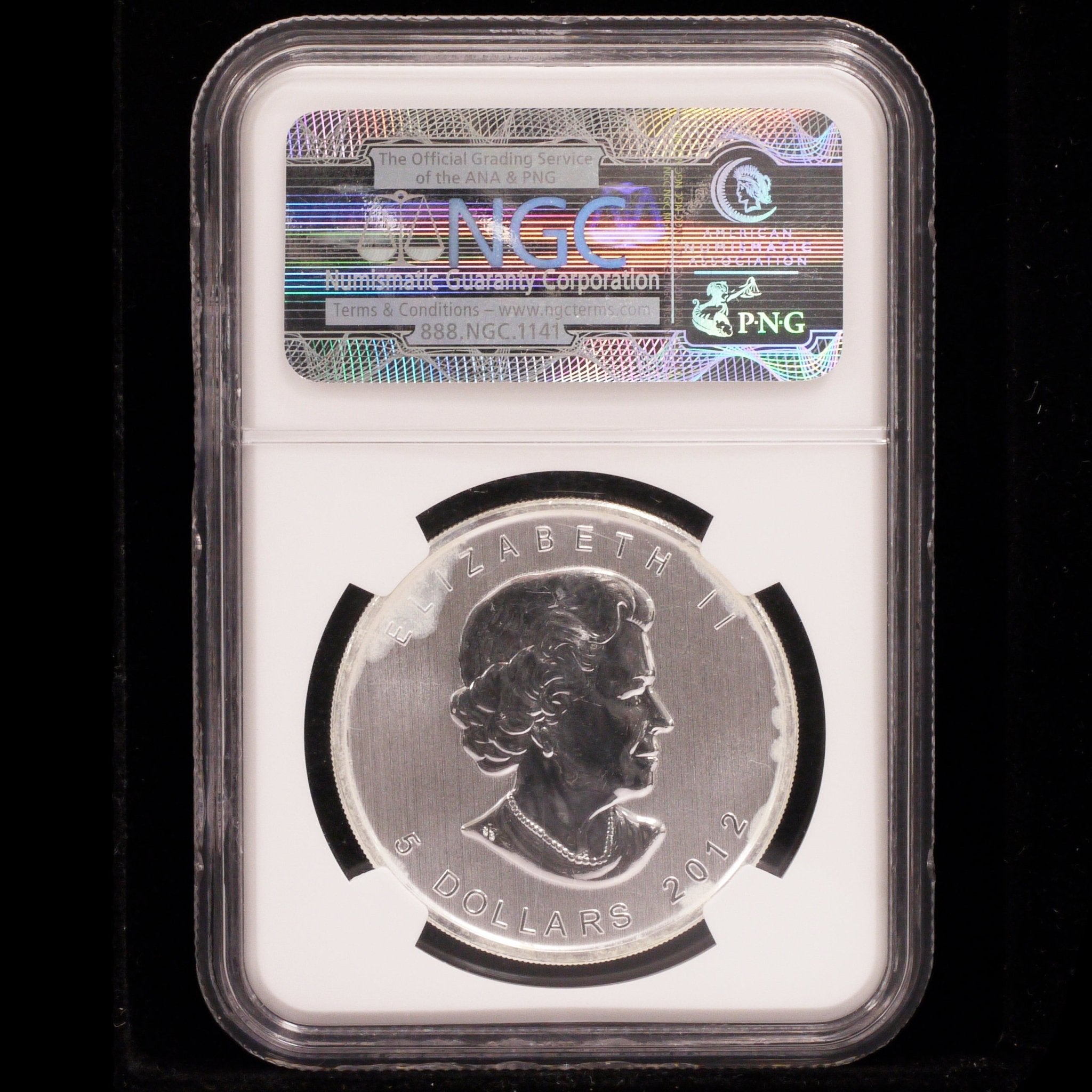 カナダ 5ドル銀貨 2012年 ムース NGC MS69 EARLY RELEASE - NJ BUYER'S MARKETPLACE