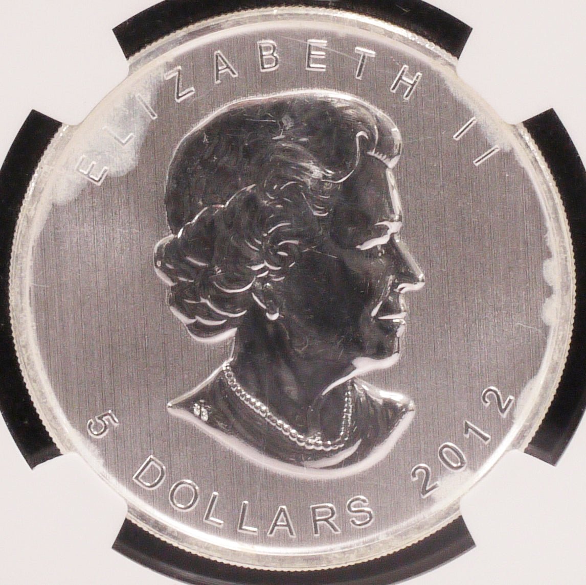 カナダ 5ドル銀貨 2012年 ムース NGC MS69 EARLY RELEASE - NJ BUYER'S MARKETPLACE