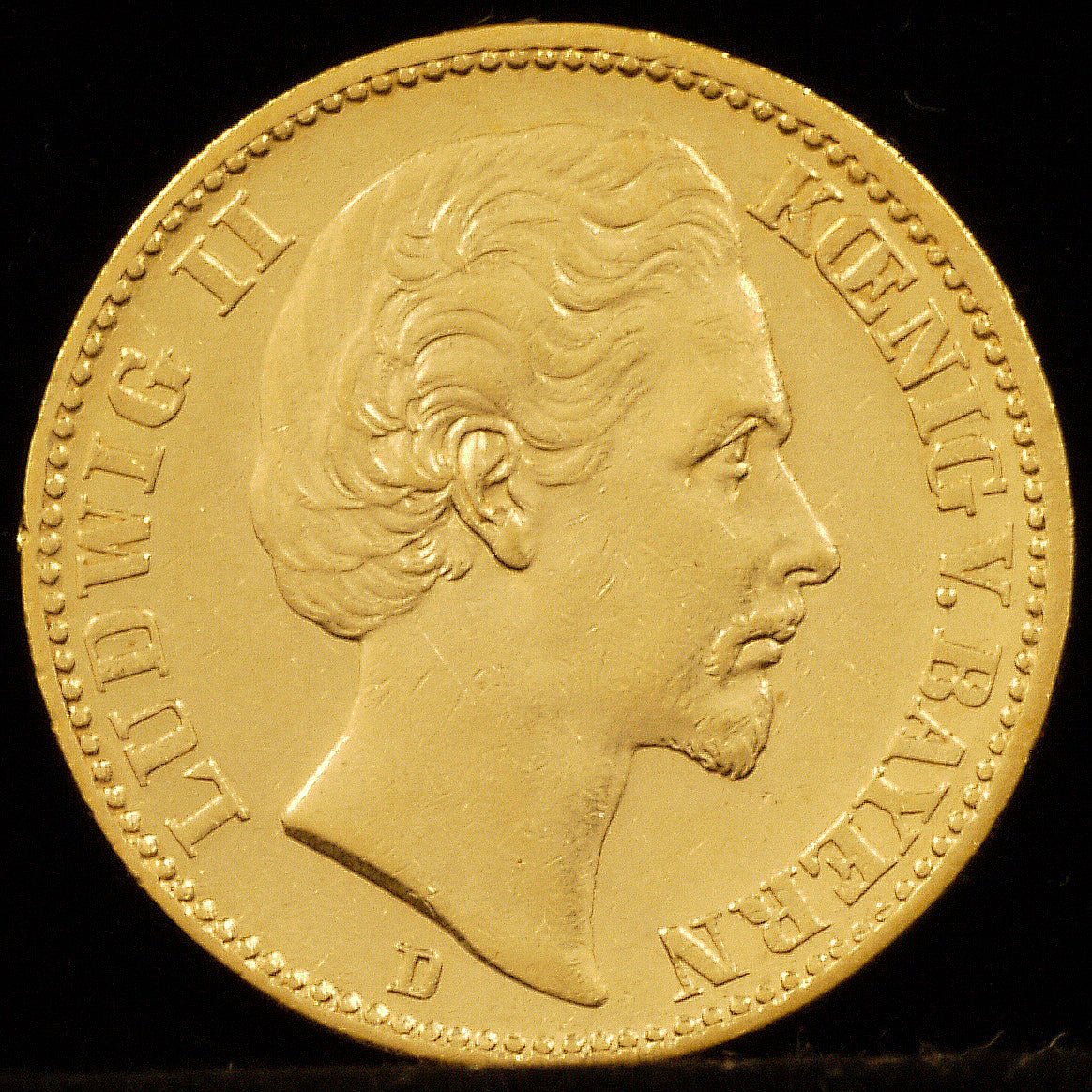 ドイツ 20マルク金貨 1873年 ルートヴィヒ2世 - NJ BUYER'S MARKETPLACE