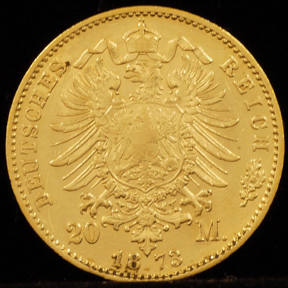ドイツ 20マルク金貨 1873年 ルートヴィヒ2世 - NJ BUYER'S MARKETPLACE