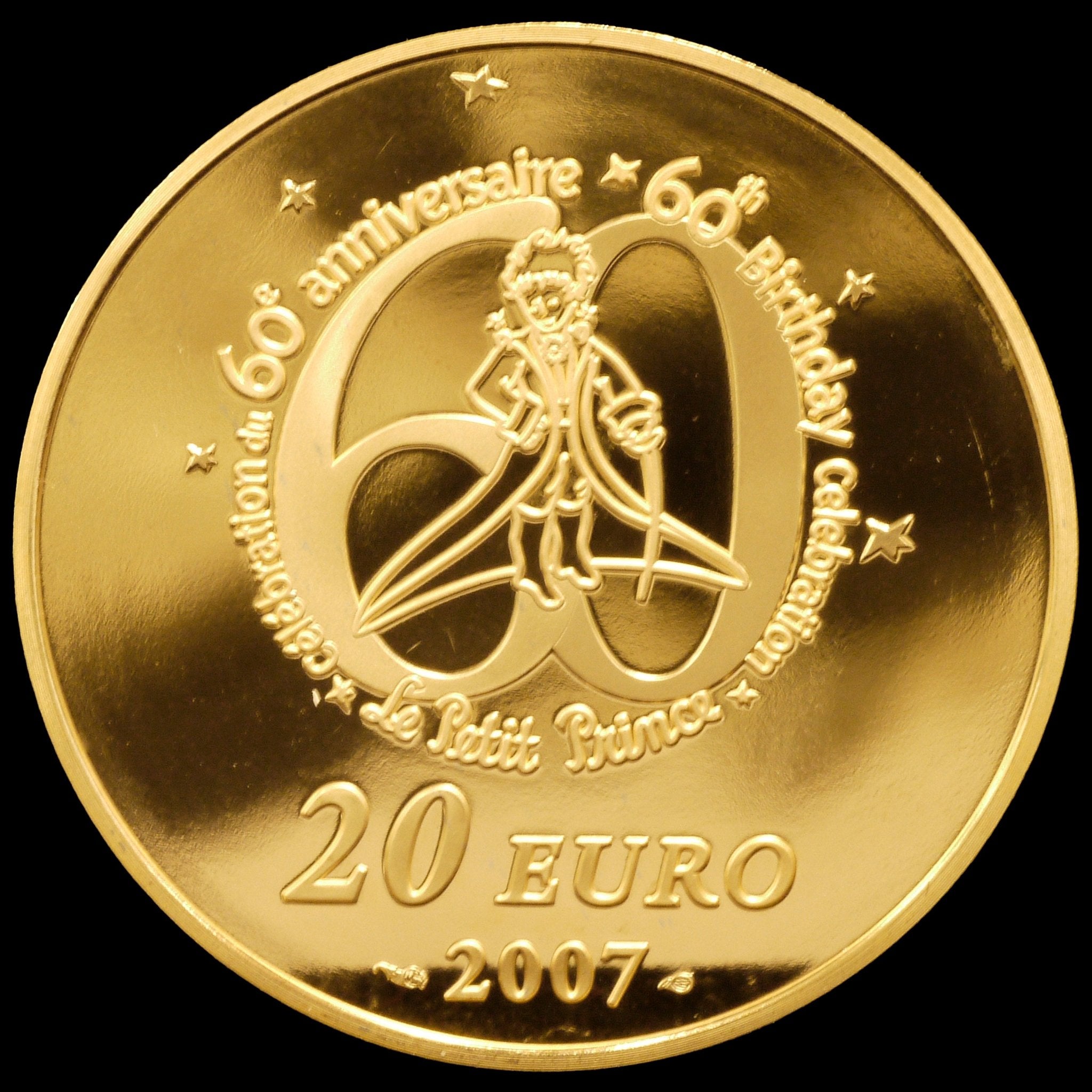 フランス 20ユーロ金貨 2007年 星の王子様 - NJ BUYER'S MARKETPLACE