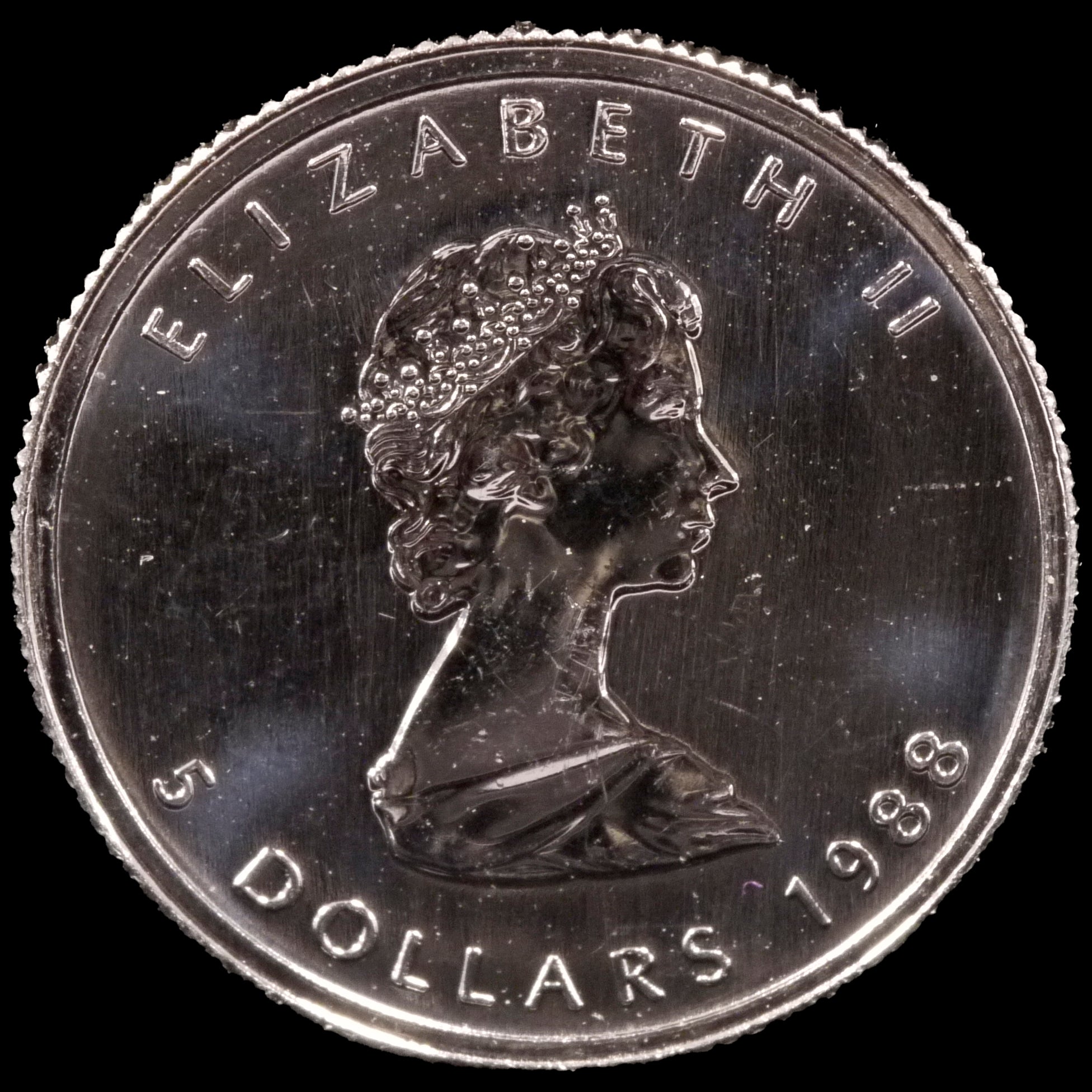 カナダ 5ドルプラチナ貨 1988年 メイプルリーフ - NJ BUYER'S MARKETPLACE