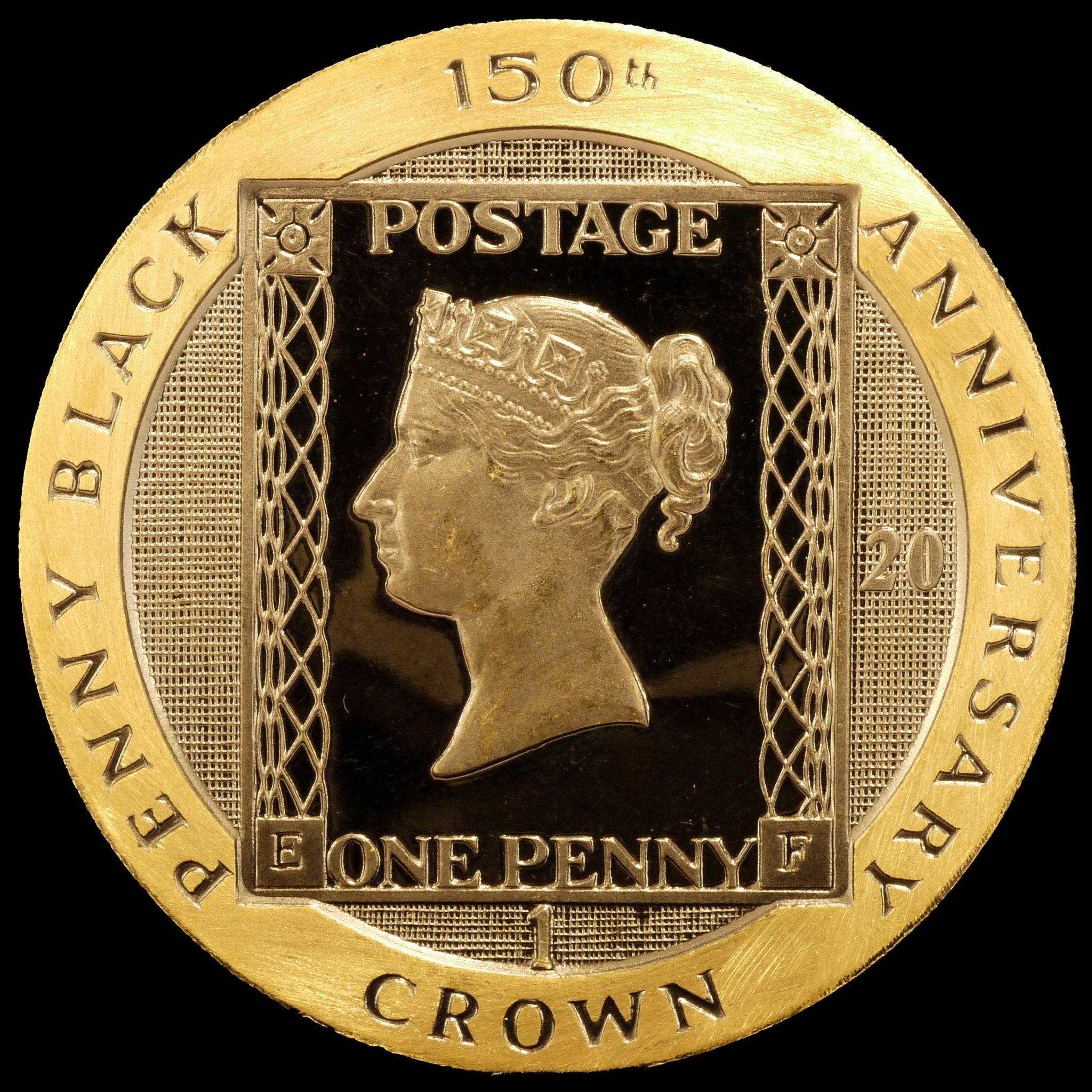 ジブラルタル 1クラウン金貨 1990年 ブラック・ペニー - NJ BUYER'S MARKETPLACE