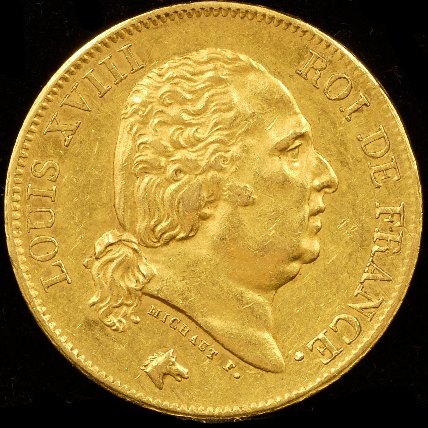 フランス 40フラン金貨 1816年 ルイ18世 - NJ BUYER'S MARKETPLACE