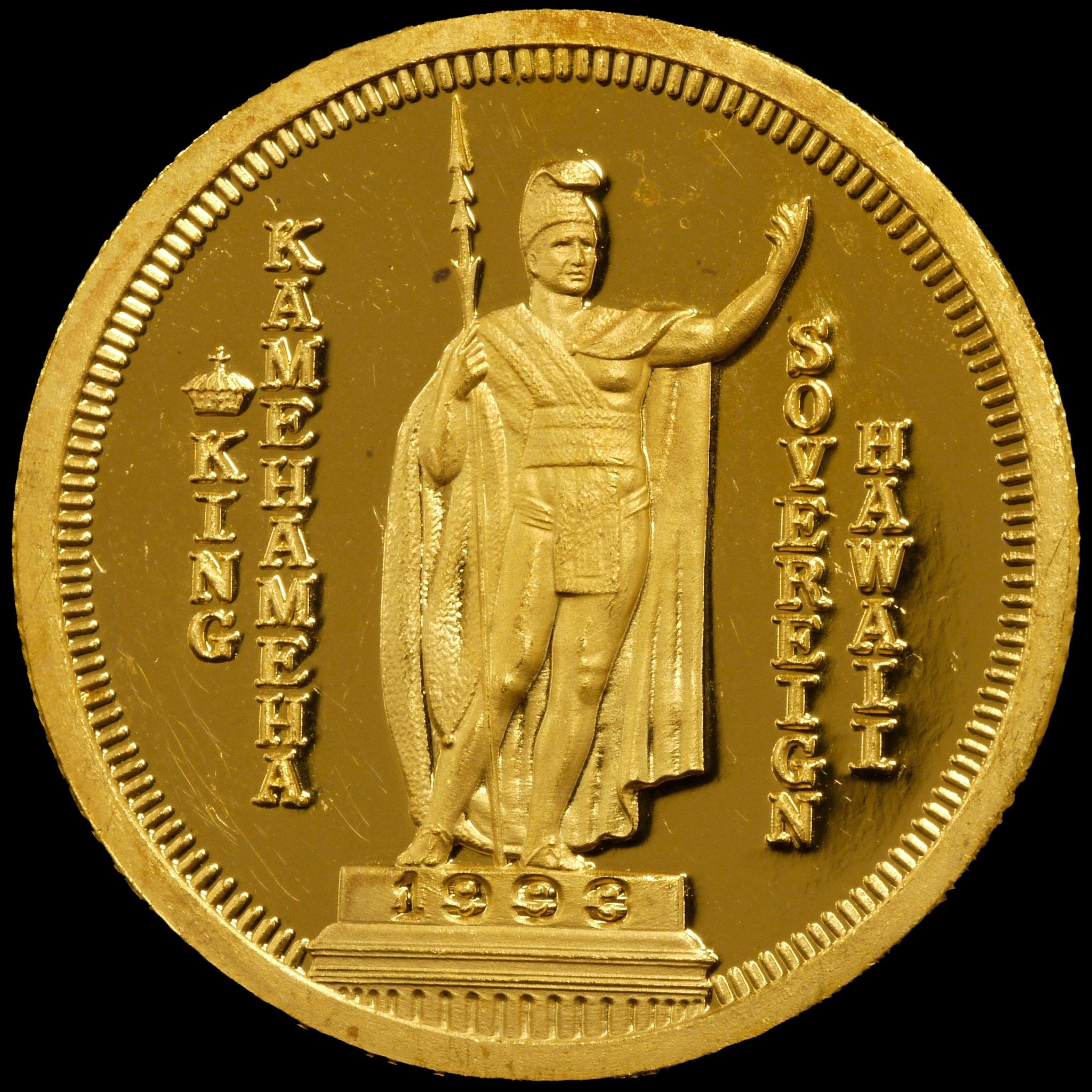 ハワイ アカヒ・クラウン金貨 1996年 カメハメハ1世 - NJ BUYER'S MARKETPLACE