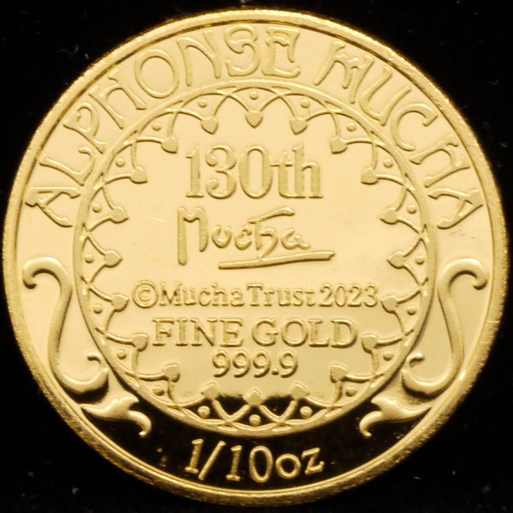 1/10oz金メダル アルフォンス・ミュシャ ミュシャ財団130周年 - NJ BUYER'S MARKETPLACE