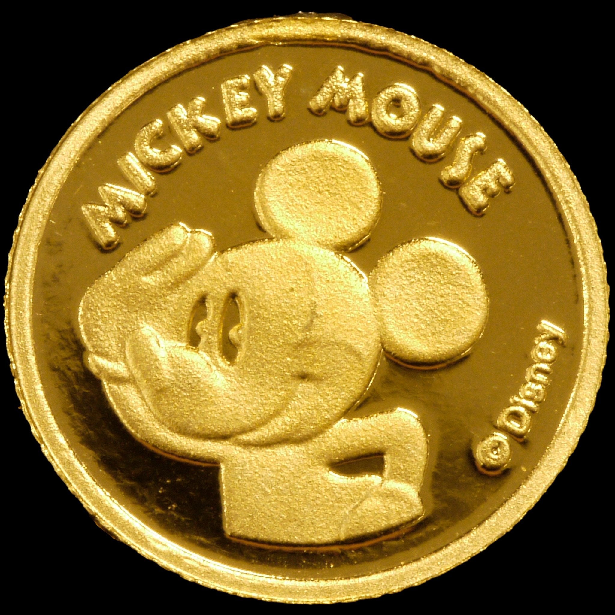 ディズニー 1/20oz金メダル 1997年 ミッキーマウス - NJ BUYER'S MARKETPLACE