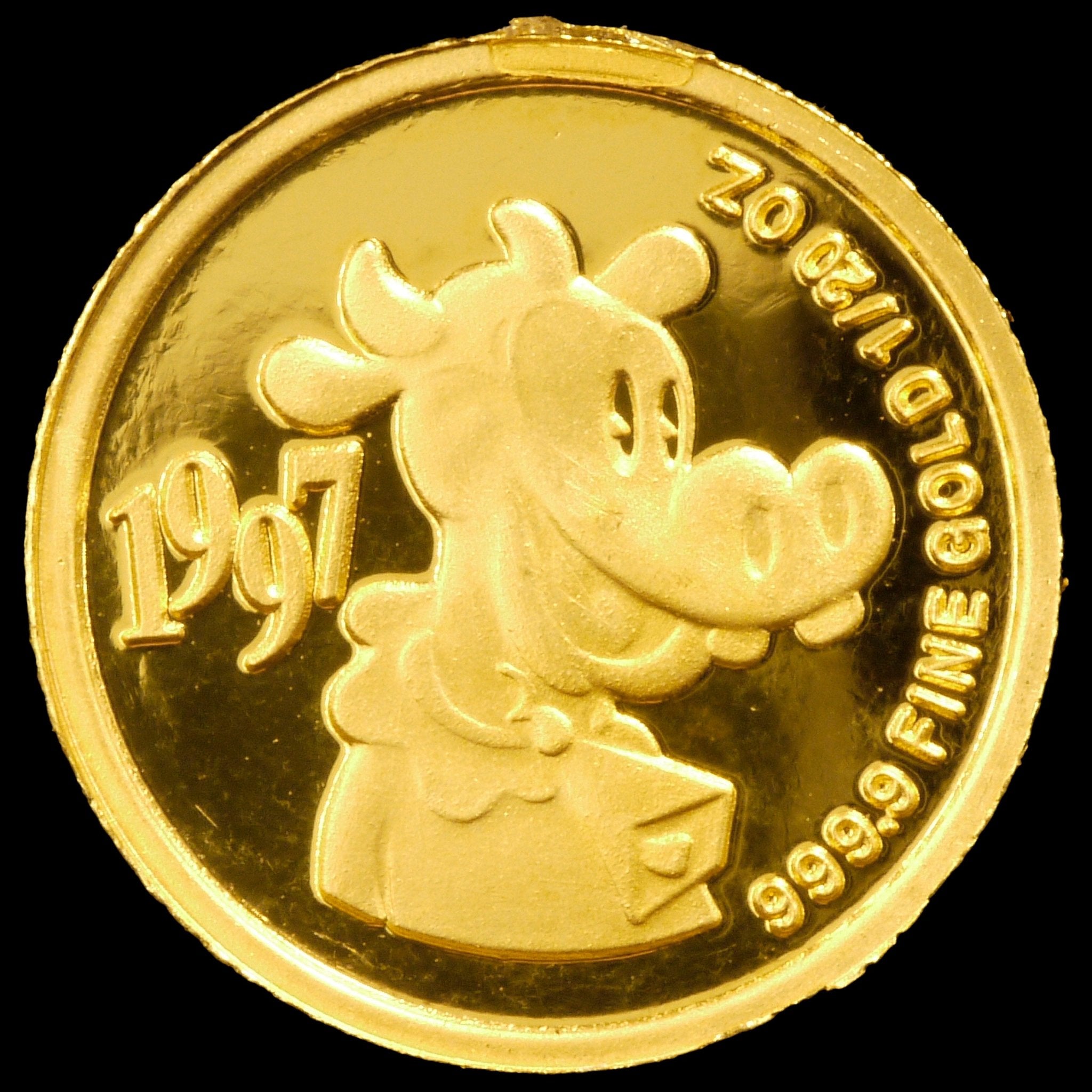 ディズニー 1/20oz金メダル 1997年 ミッキーマウス - NJ BUYER'S MARKETPLACE