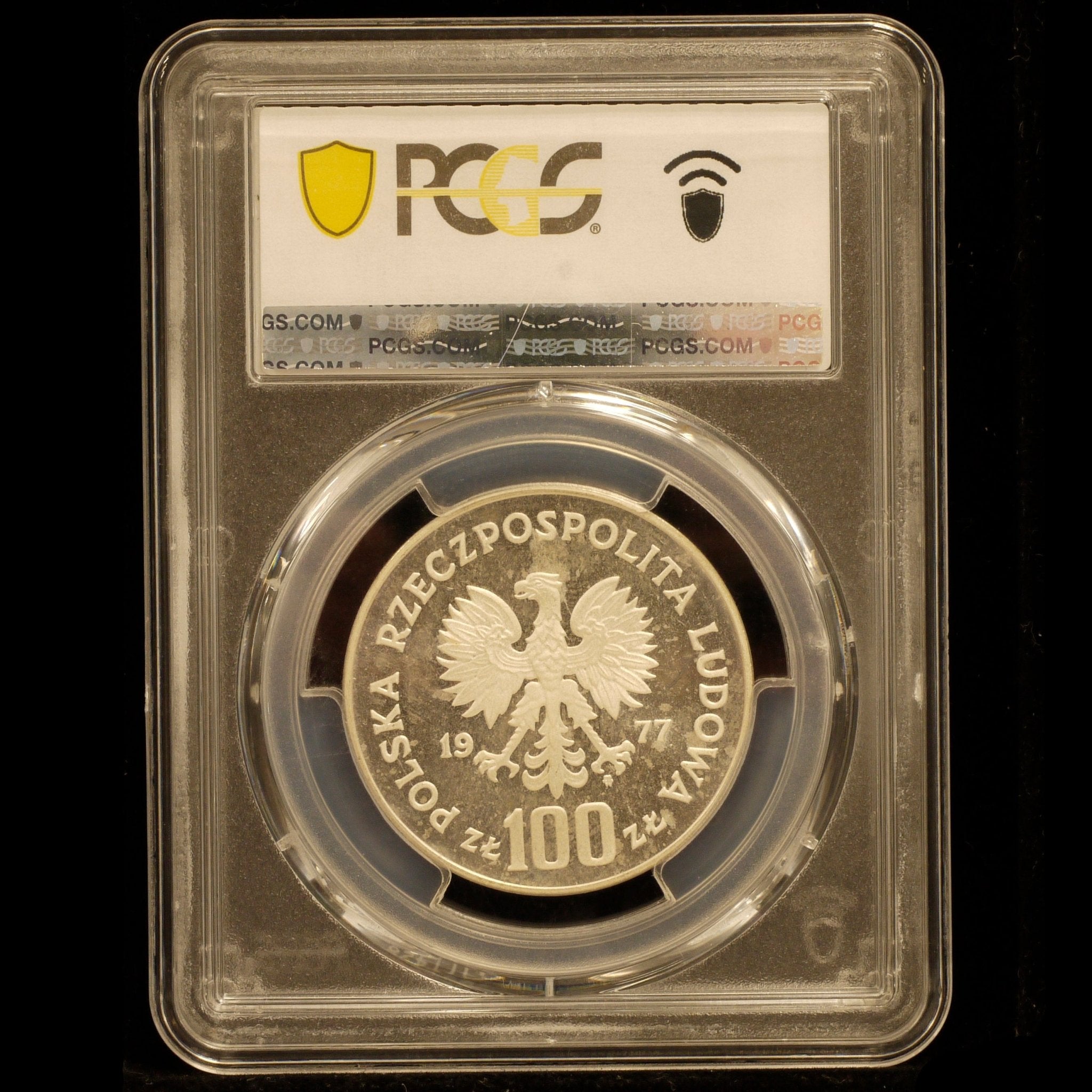 ポーランド 100ズウォティ試作銀貨 1977年 ナマズ PCGS SP67 - NJ BUYER'S MARKETPLACE