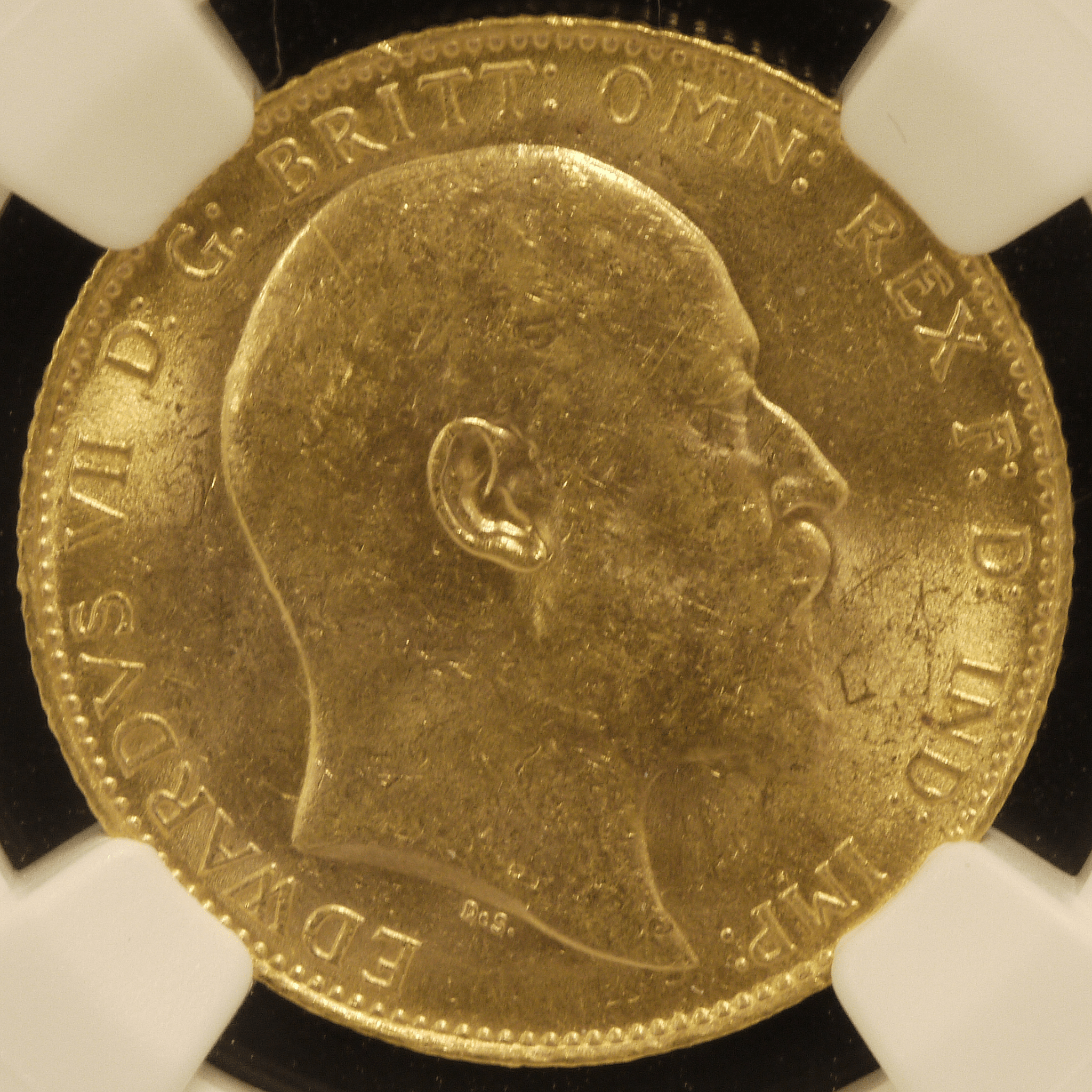 イギリス ソヴリン金貨 1909年 エドワード7世 NGC MS62 - NJ BUYER'S MARKETPLACE