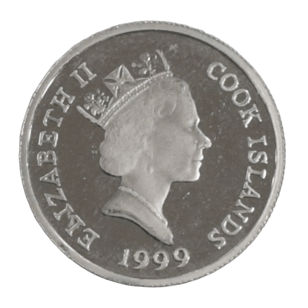 クック島 10ドルプラチナ貨 1999年 イルカ エリザベス2世 - NJ BUYER'S MARKETPLACE