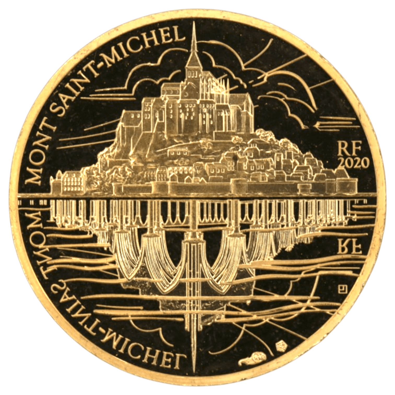 フランス 50ユーロ 2020年 パリ鋳 モン・サン=ミシェル - NJ BUYER'S MARKETPLACE
