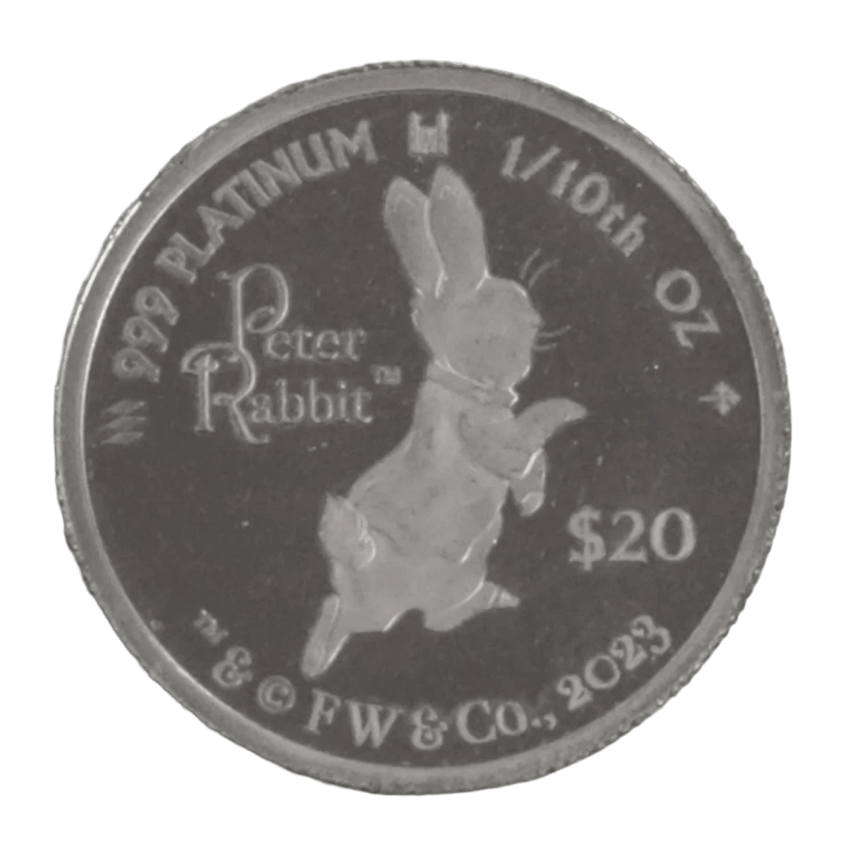 クック島 20ドルプラチナ貨 2023年 ピーターラビット - NJ BUYER'S MARKETPLACE
