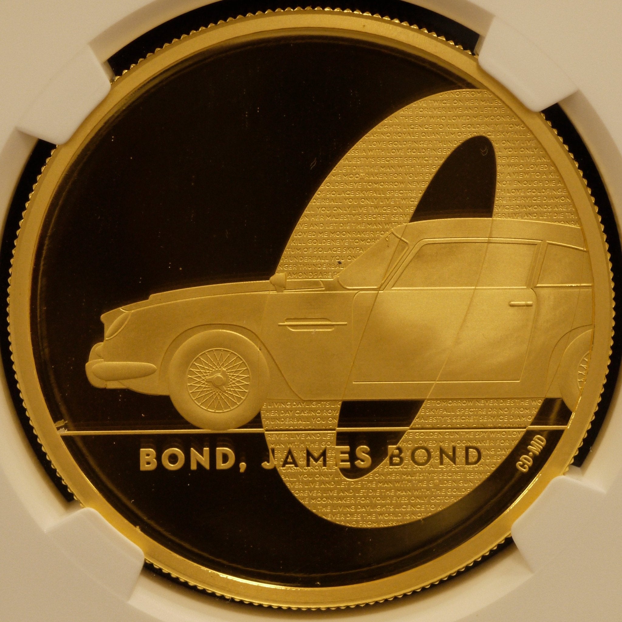 イギリス 200ポンド金貨 2020年 ジェームズ・ボンド007 NGC PF69 ULTRA CAMEO - NJ BUYER'S MARKETPLACE