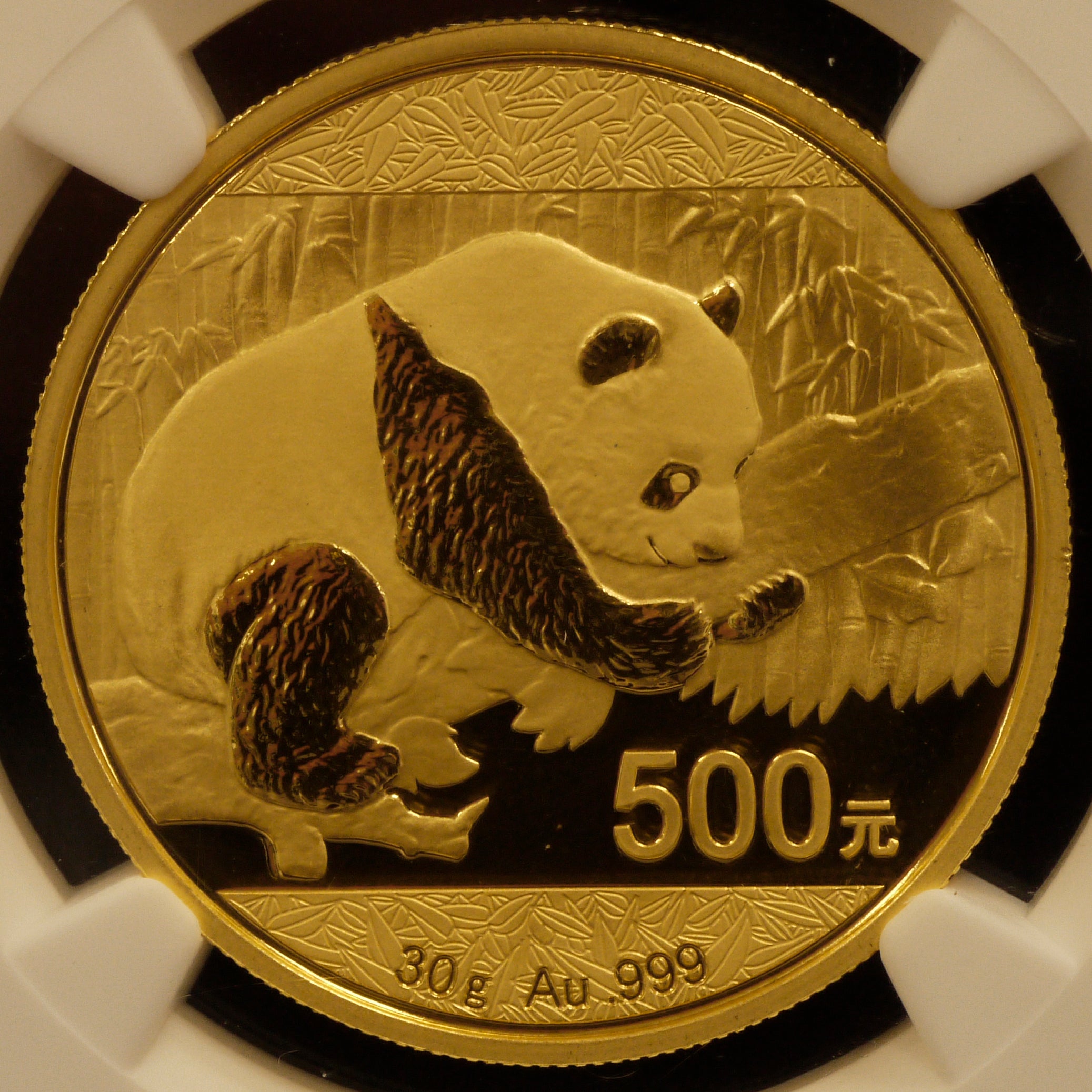 中国 500元金貨 2016年 パンダ NGC MS70 最高鑑定