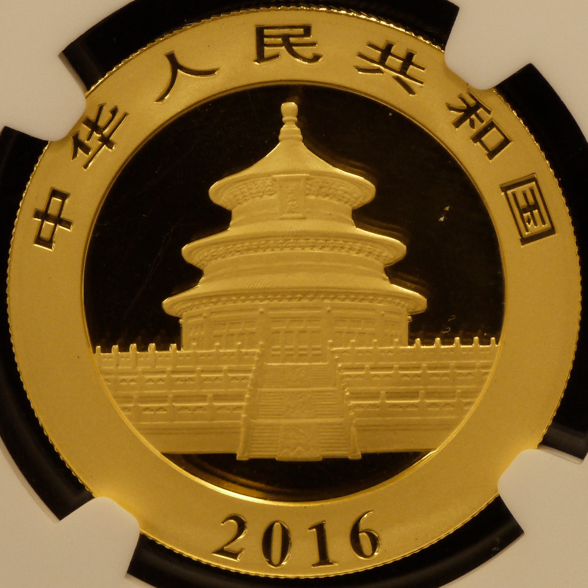 中国 500元金貨 2016年 パンダ NGC MS70 最高鑑定