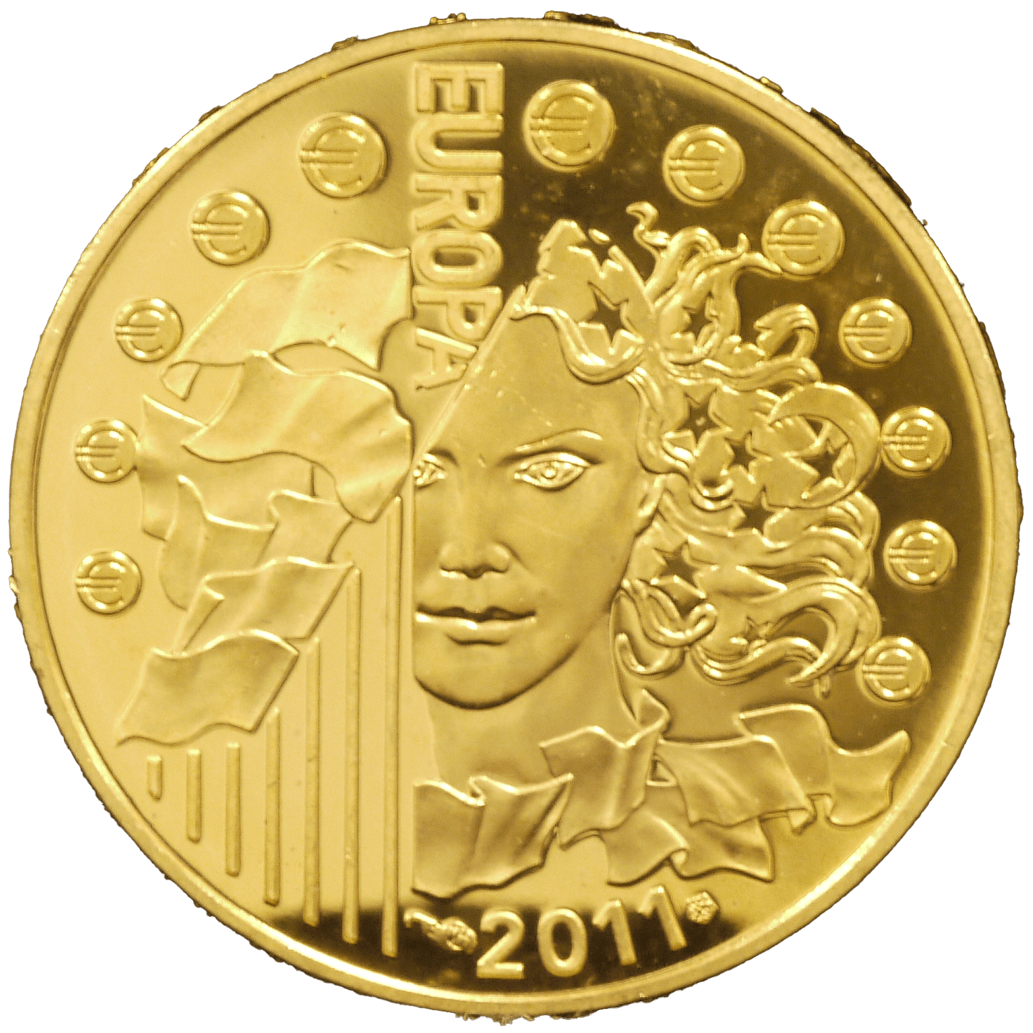 フランス 50ユーロ金貨 2011年 音楽の日 - NJ BUYER'S MARKETPLACE