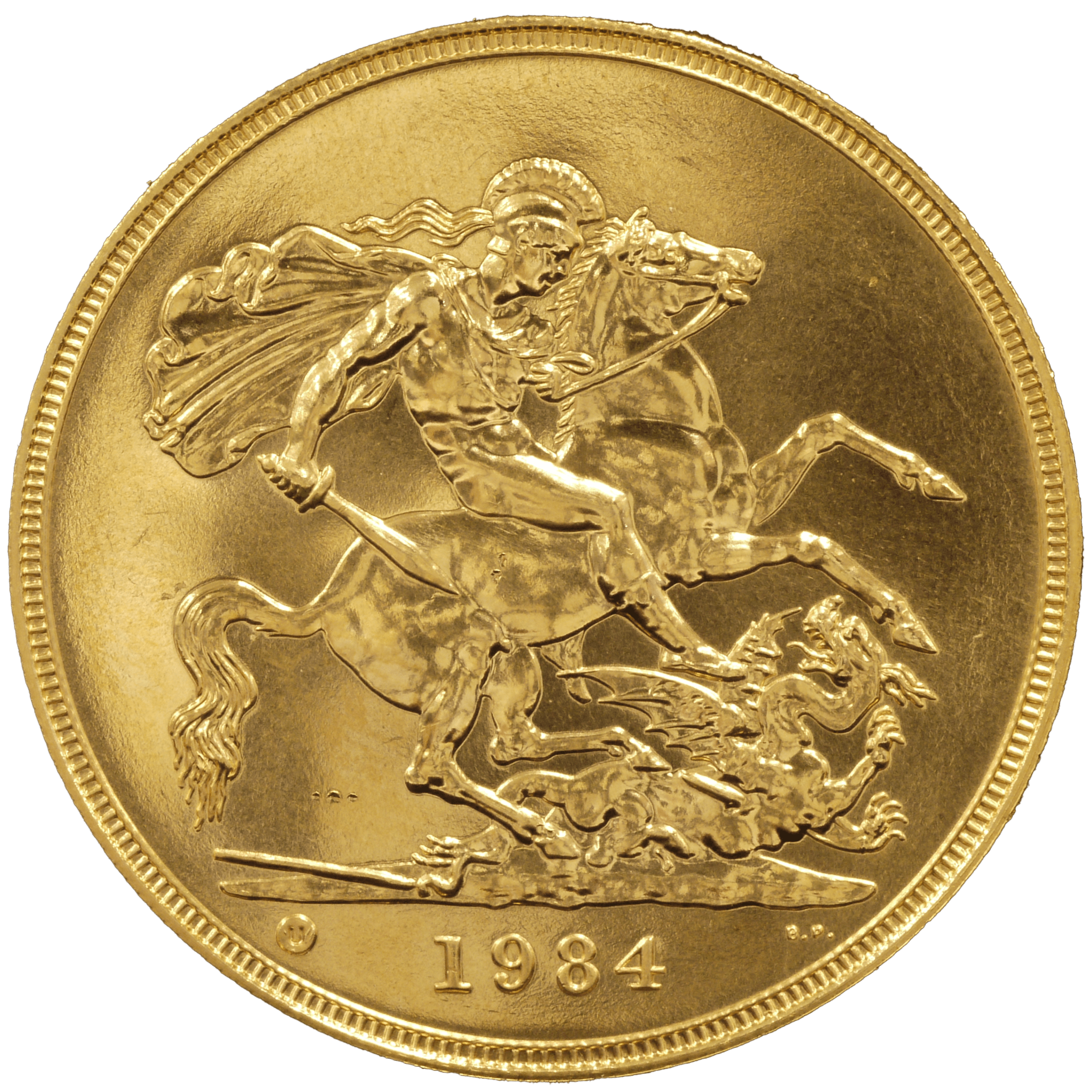 イギリス 5ポンド金貨 1984年 エリザベス2世 - NJ BUYER'S MARKETPLACE