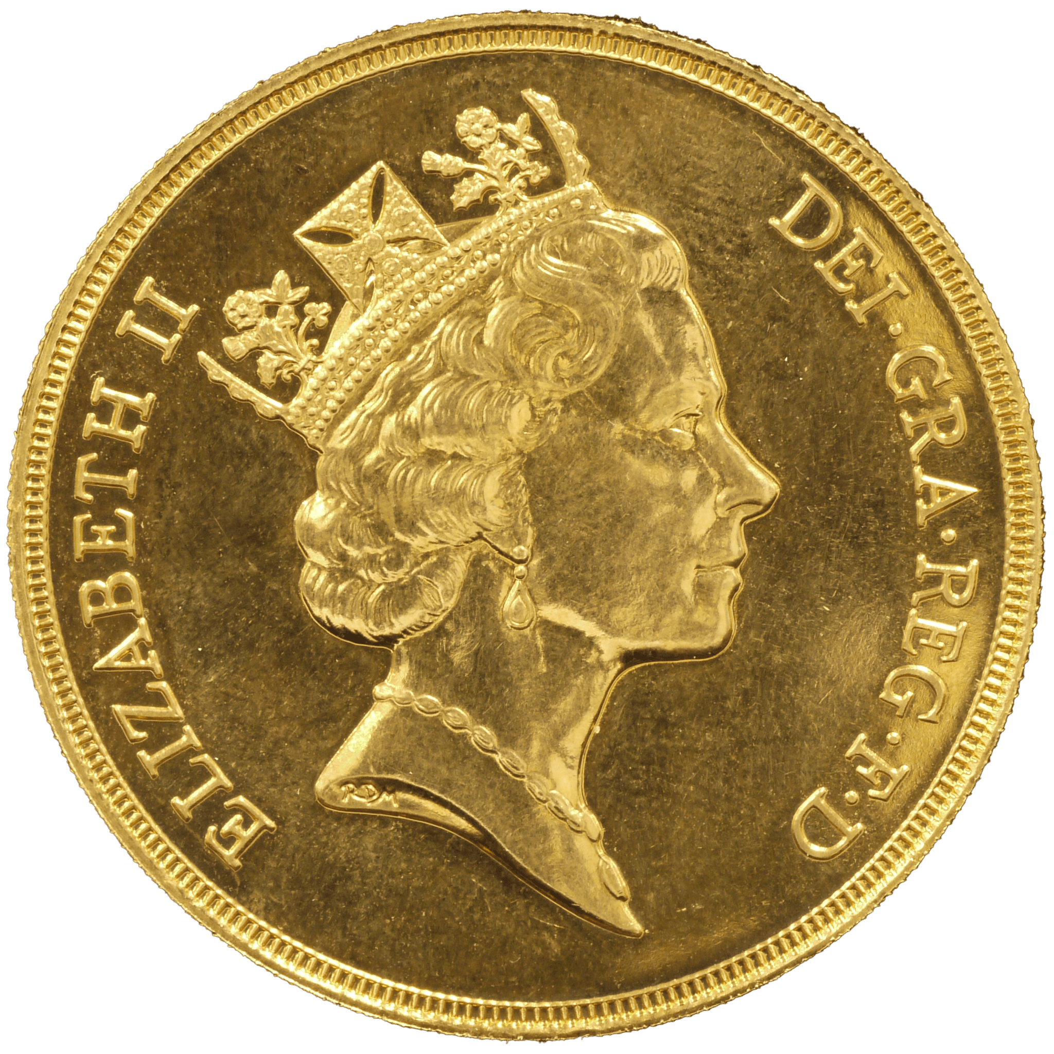 イギリス 5ポンド金貨 1986年 エリザベス2世 - NJ BUYER'S MARKETPLACE