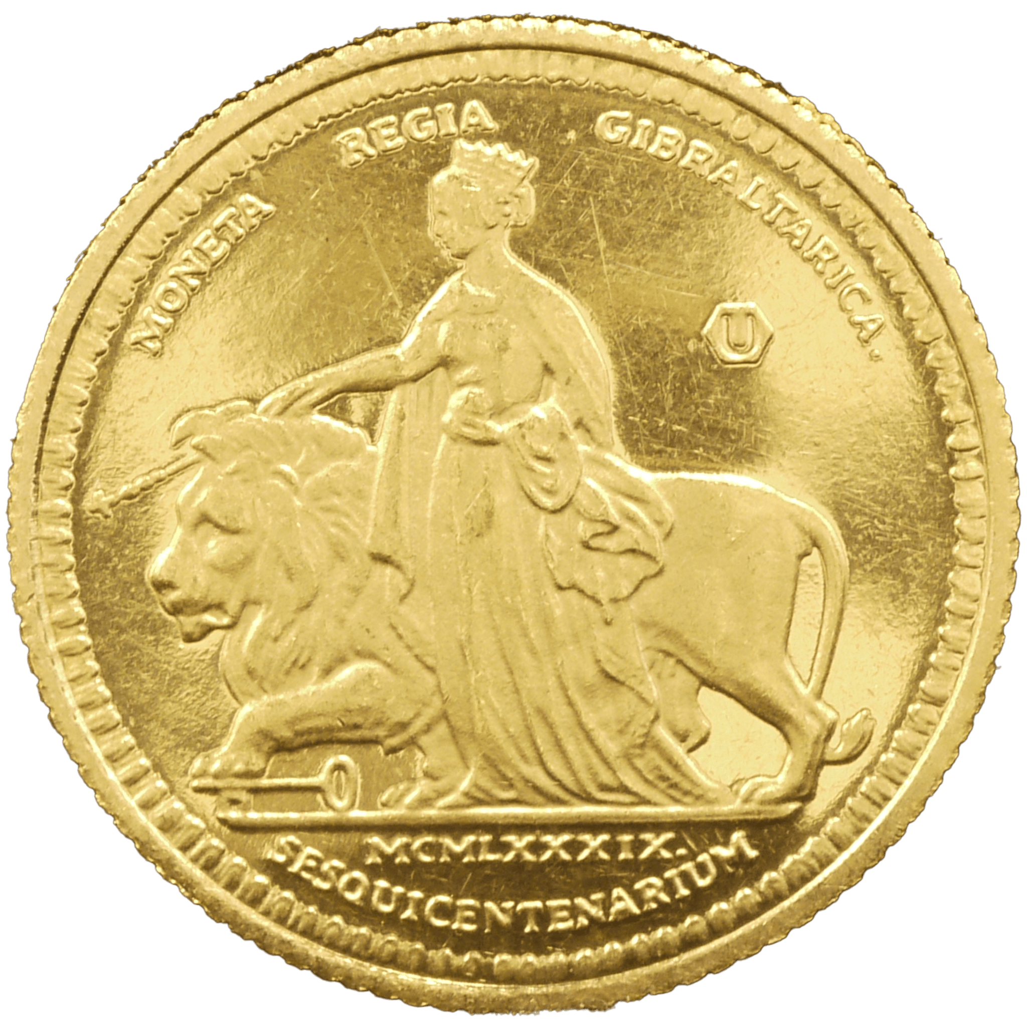 ジブラルタル 1/2ソヴリン金貨 1989年 ウナとライオン - NJ BUYER'S MARKETPLACE