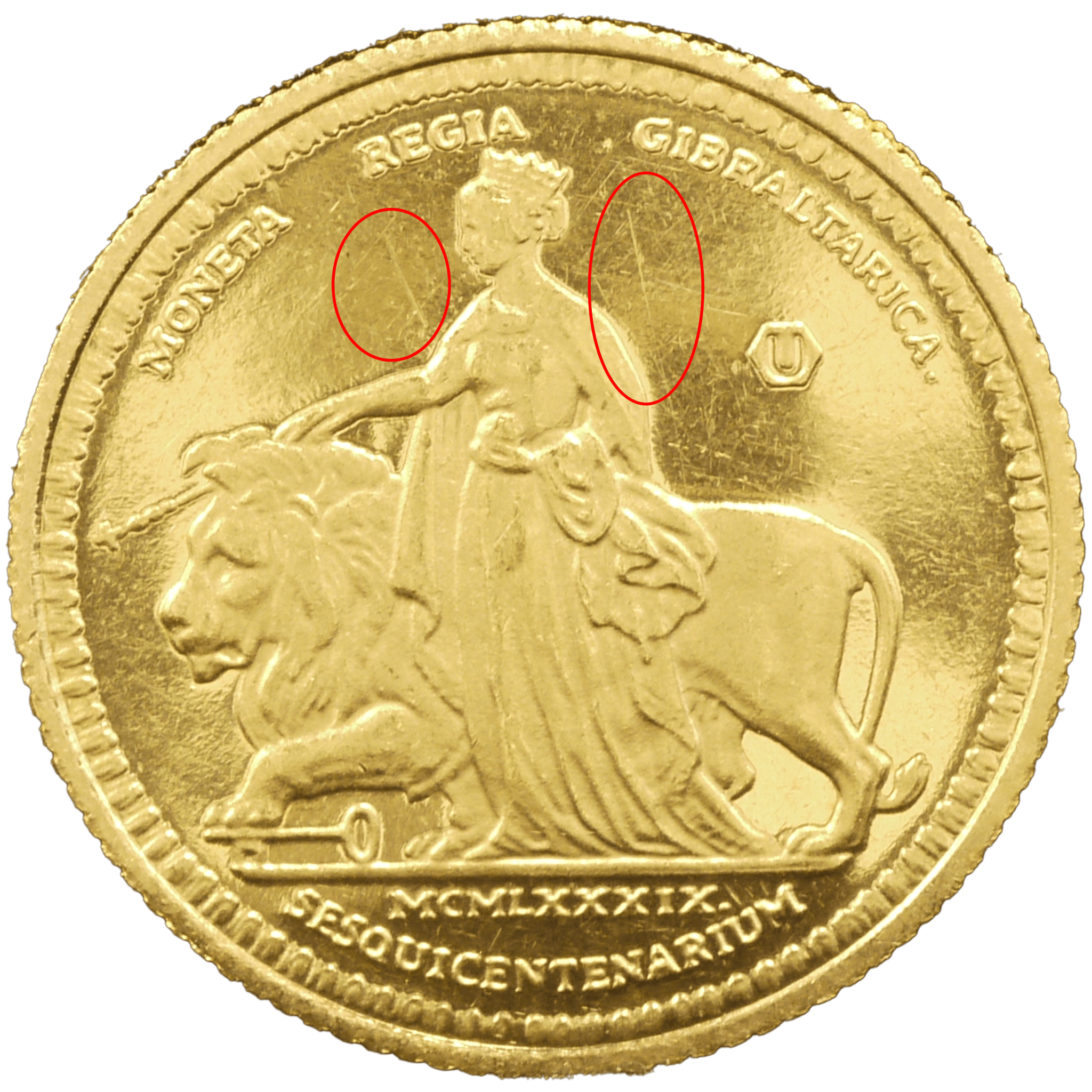ジブラルタル 1/2ソヴリン金貨 1989年 ウナとライオン - NJ BUYER'S MARKETPLACE