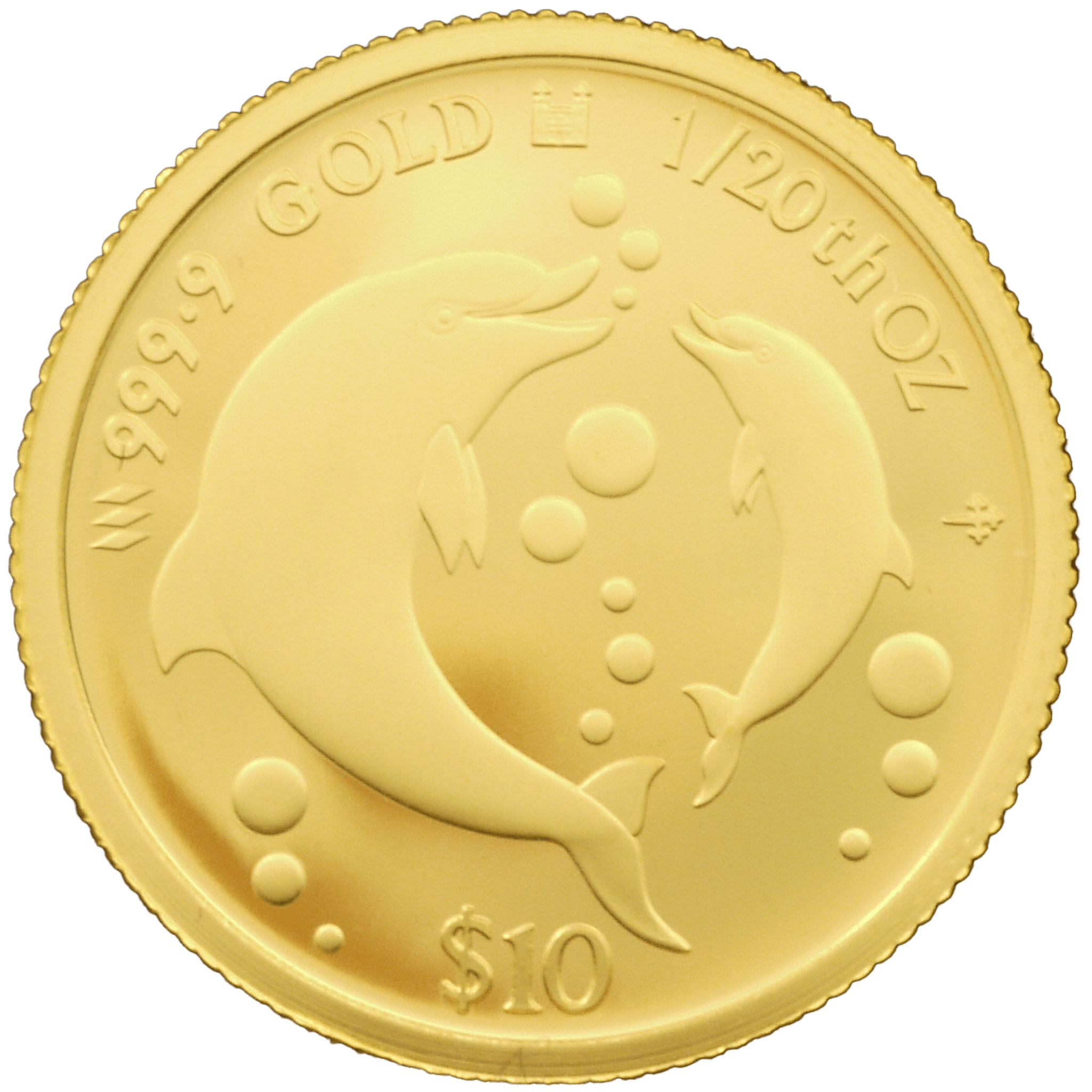 【10枚セット】クック島 10ドル金貨 2023年 イルカの親子 - NJ BUYER'S MARKETPLACE