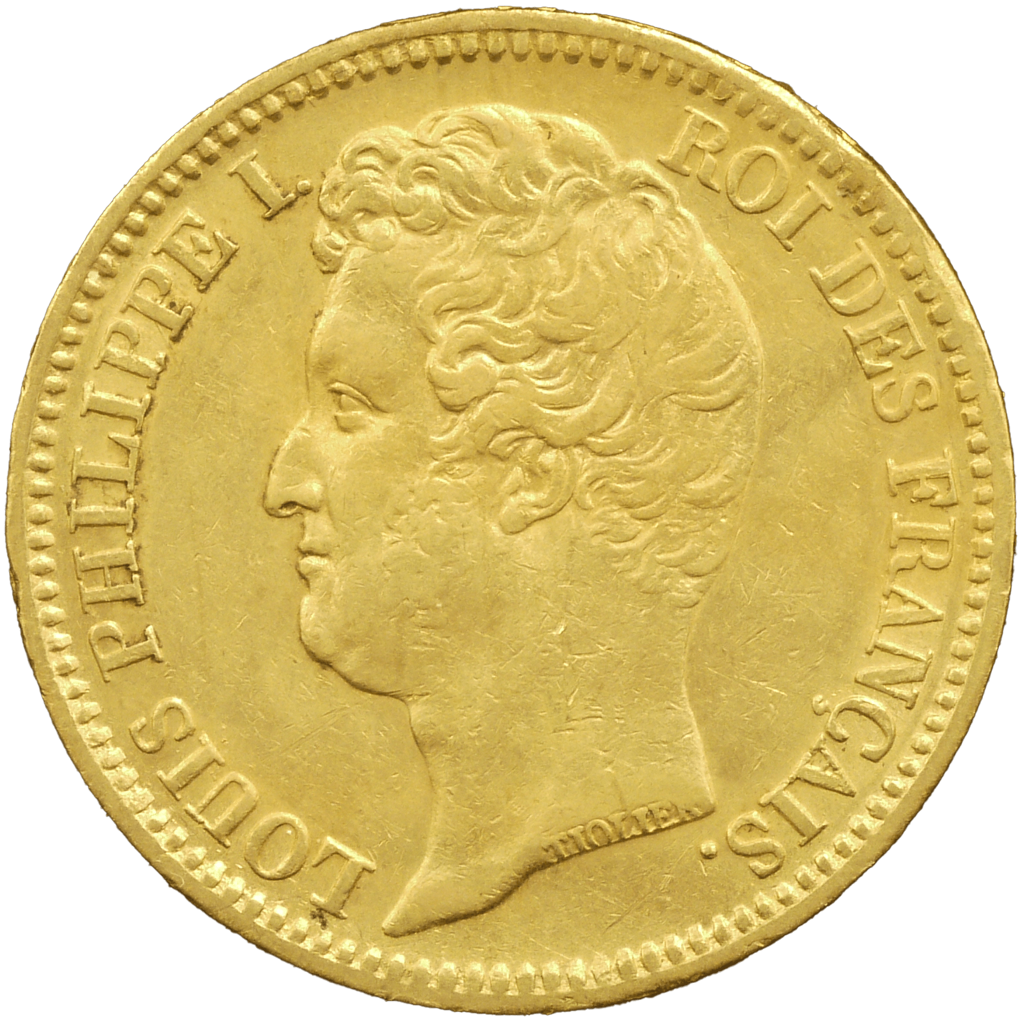 フランス 20フラン金貨 1831年 ルイ＝フィリップ1世 無冠 - NJ BUYER'S MARKETPLACE