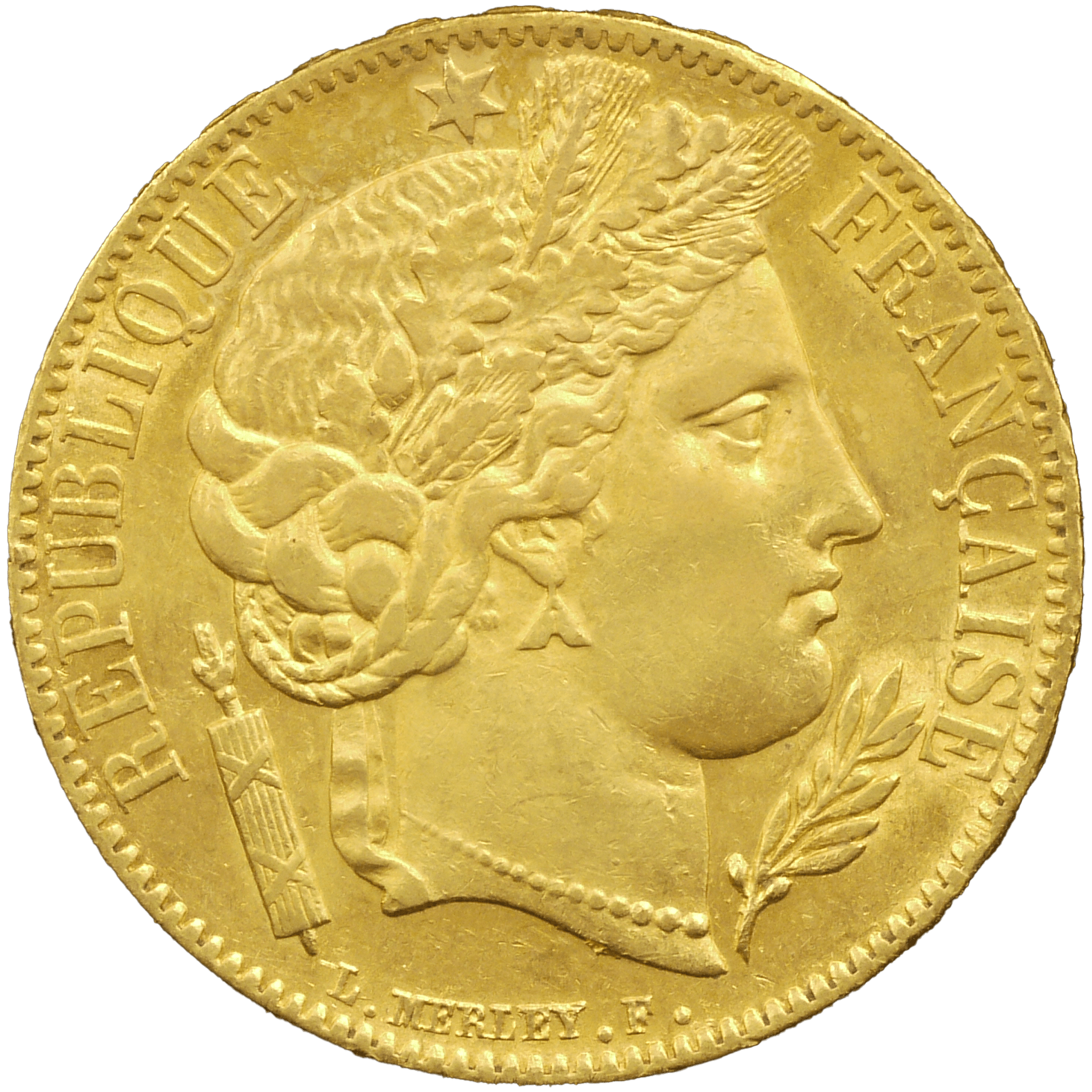 フランス 20フラン金貨 1850年 セレス女神 - NJ BUYER'S MARKETPLACE