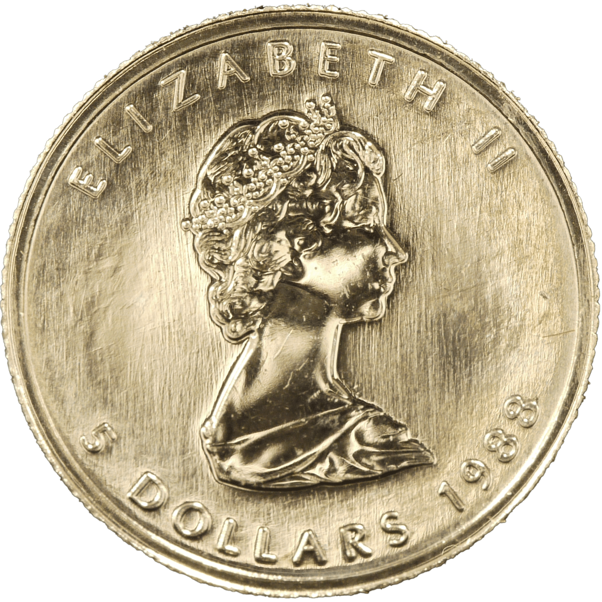 カナダ 5ドルプラチナ貨 1988年 メイプルリーフ - NJ BUYER'S MARKETPLACE