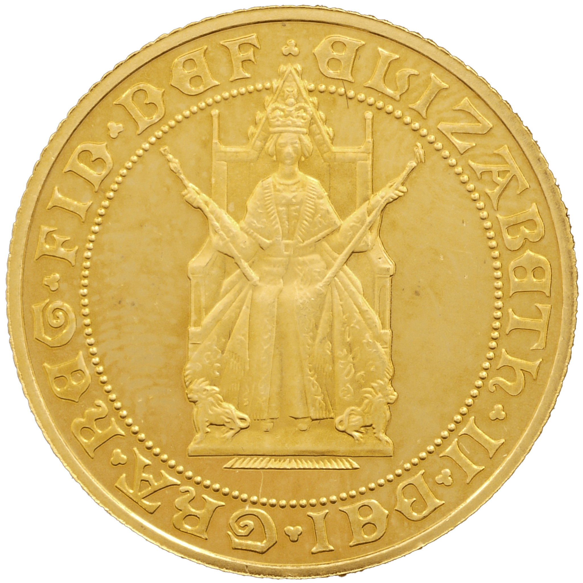 イギリス ソヴリン金貨 1989年 エリザベス2世 ソブリン発行500周年 - NJ BUYER'S MARKETPLACE