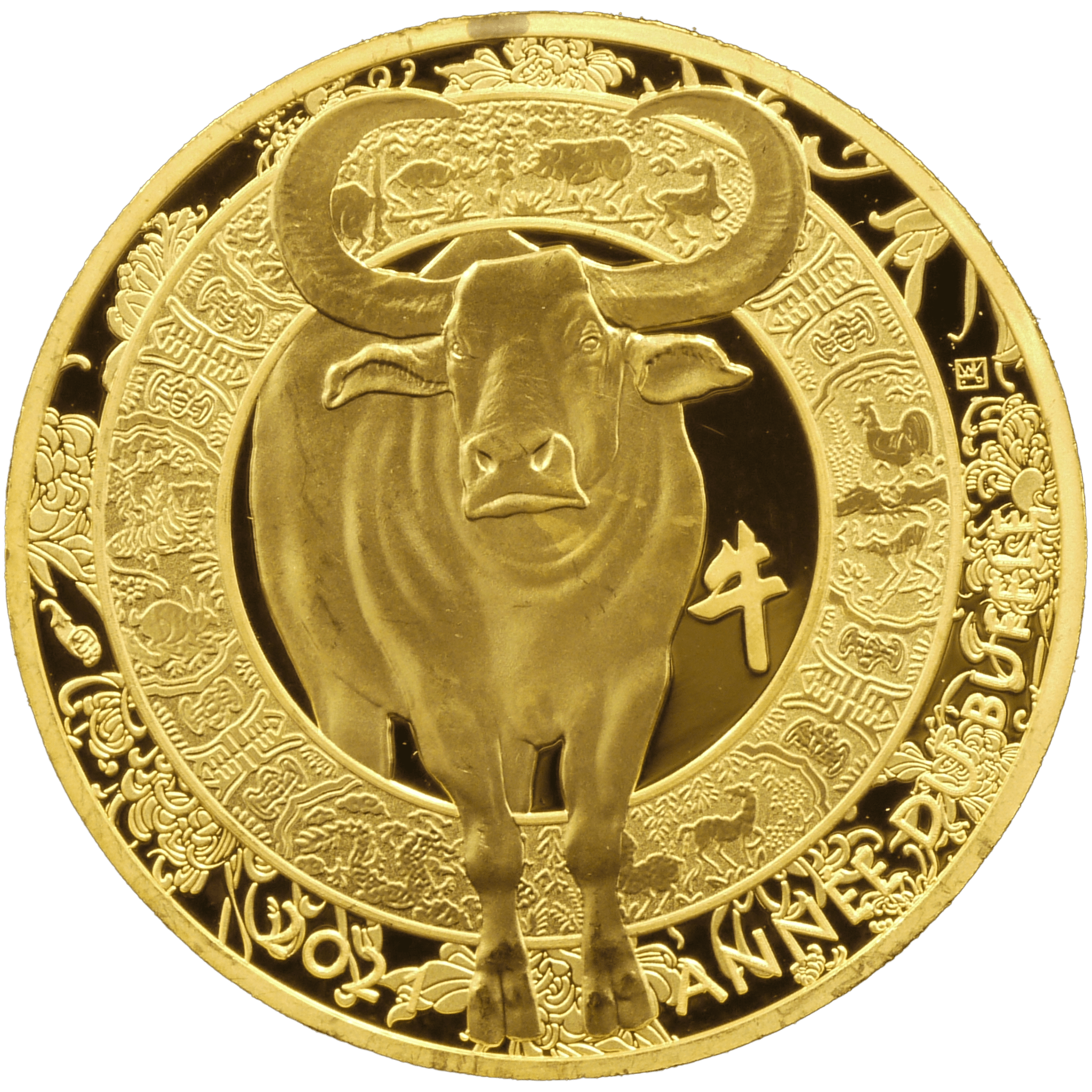 フランス 50ユーロ金貨 2021年 干支 ウシ - NJ BUYER'S MARKETPLACE