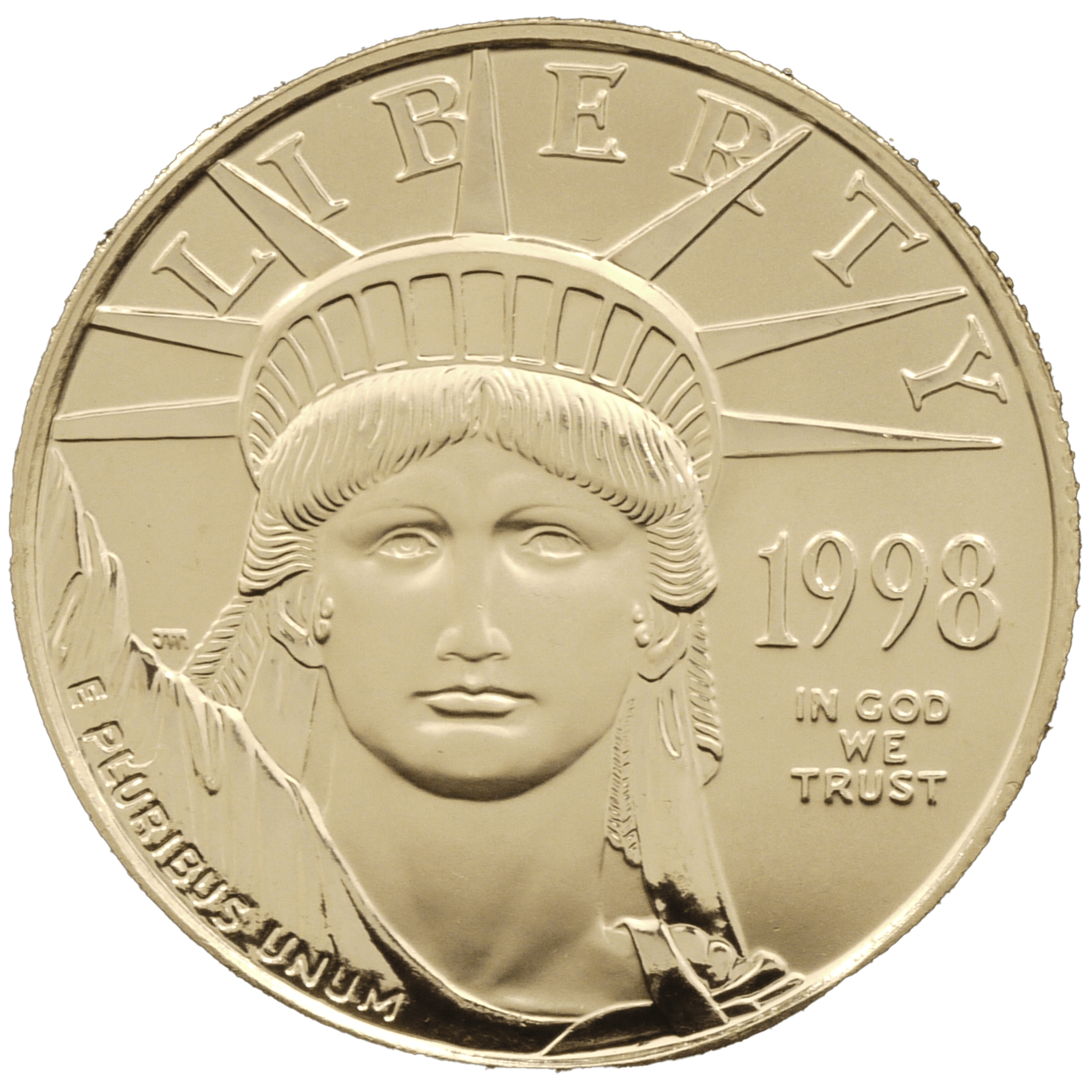 アメリカ 25ドルプラチナ貨 1998年 イーグル - NJ BUYER'S MARKETPLACE