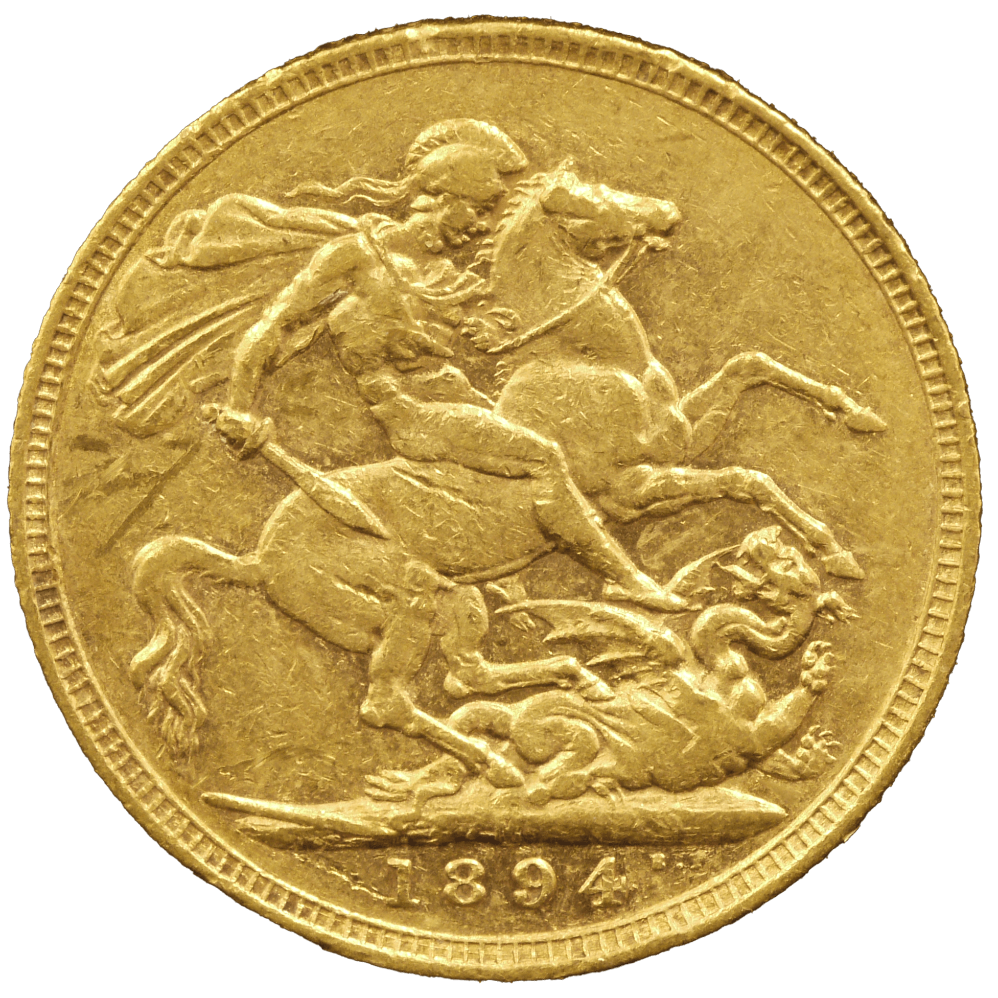 オーストラリア ソヴリン金貨 1894年 オールドヘッド メルボルン鋳 - NJ BUYER'S MARKETPLACE